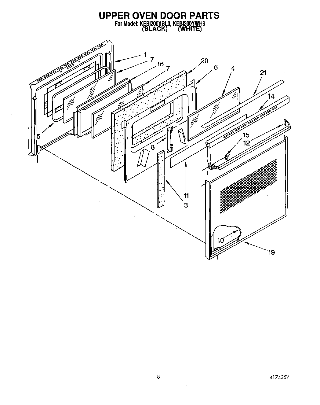 05 - UPPER OVEN DOOR