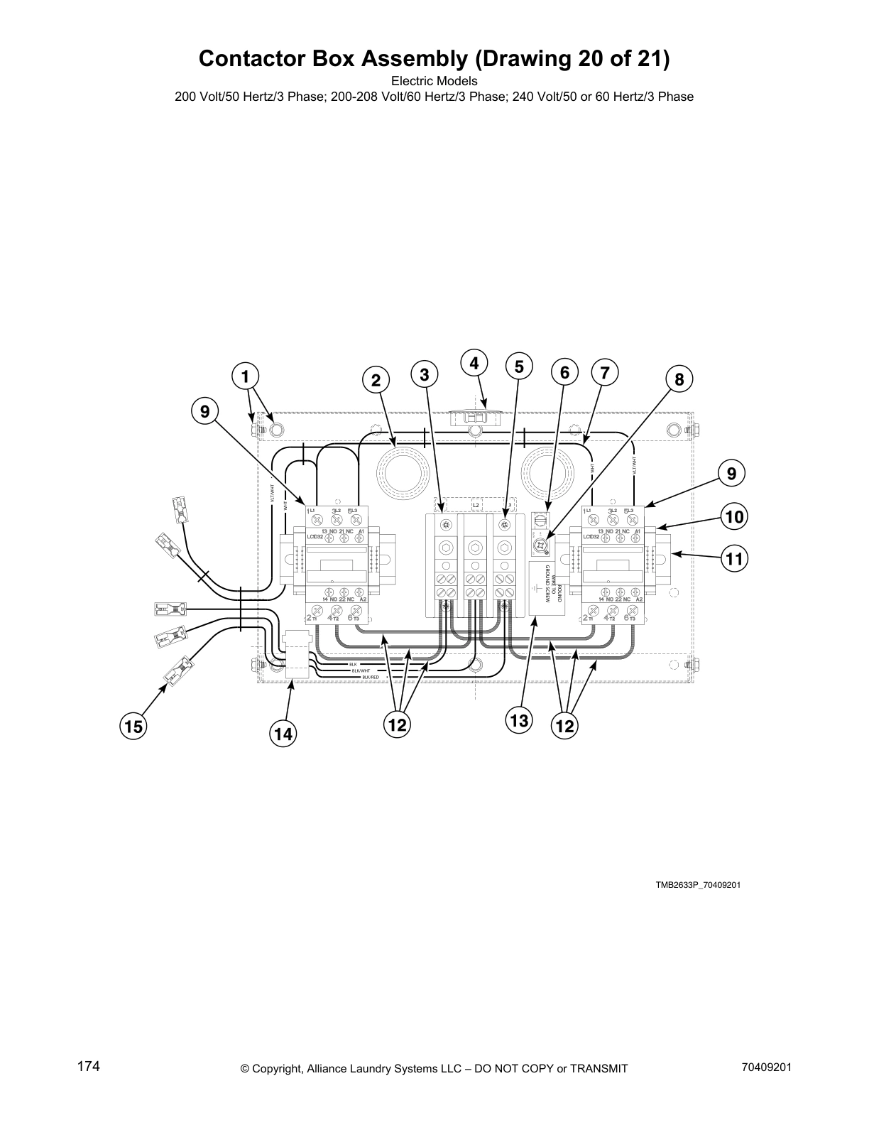 Contactor Box Assembly (Drawing 20 of 21)