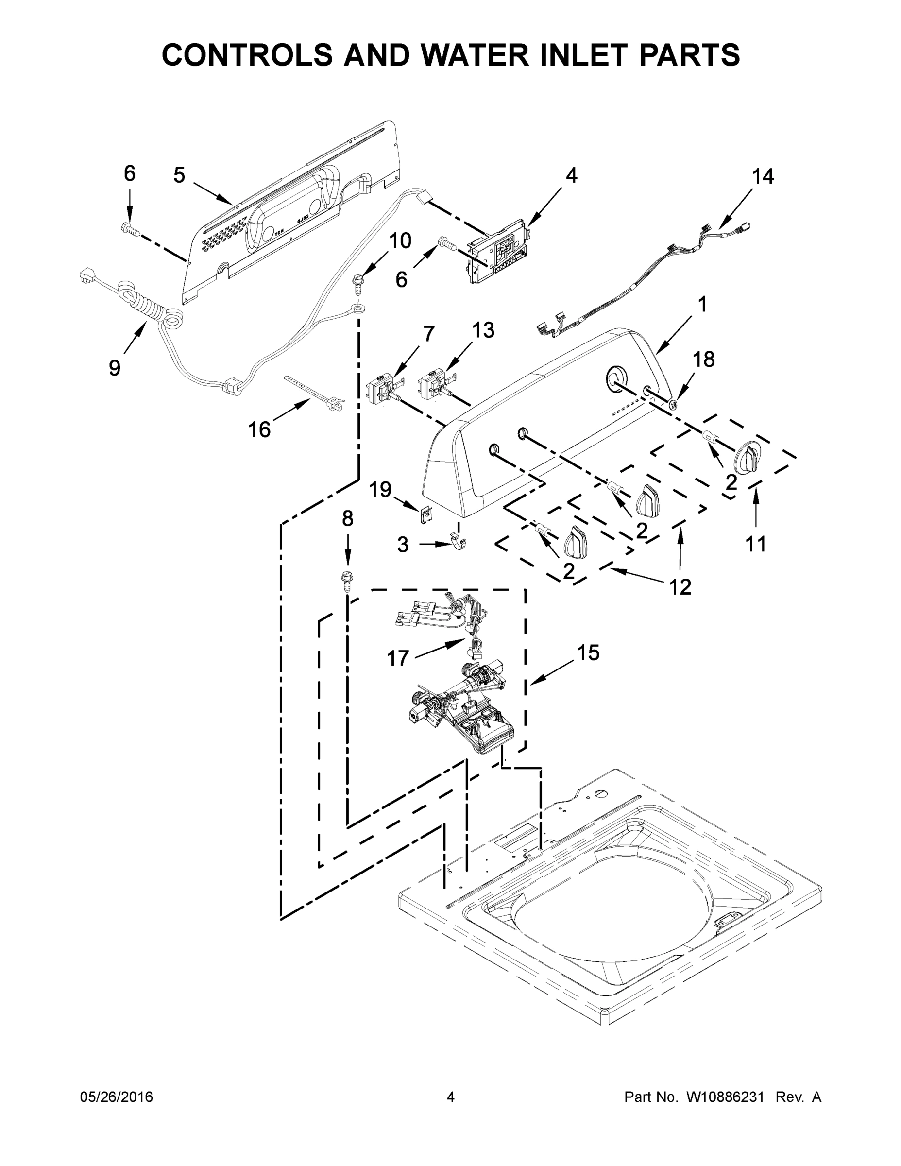 03 - CONTROLS AND WATER INLET PARTS