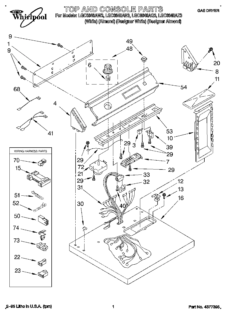01 - TOP AND CONSOLE, LIT/OPTIONAL