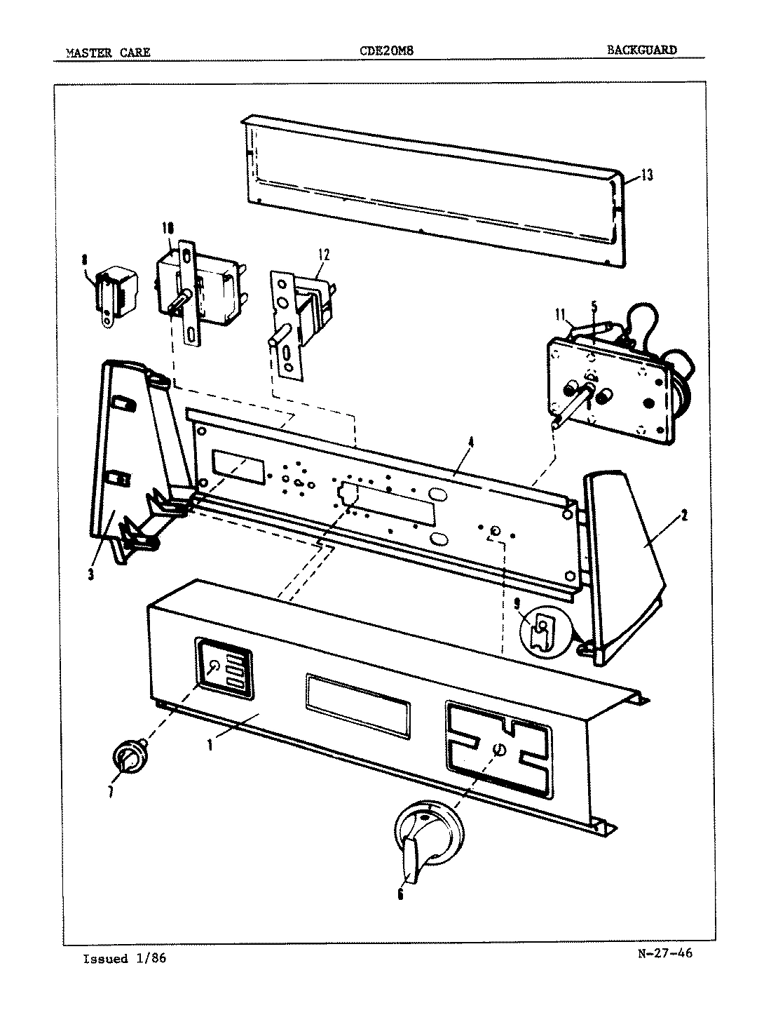 01 - CONTROL PANEL (ORIG. REV. A-D)
