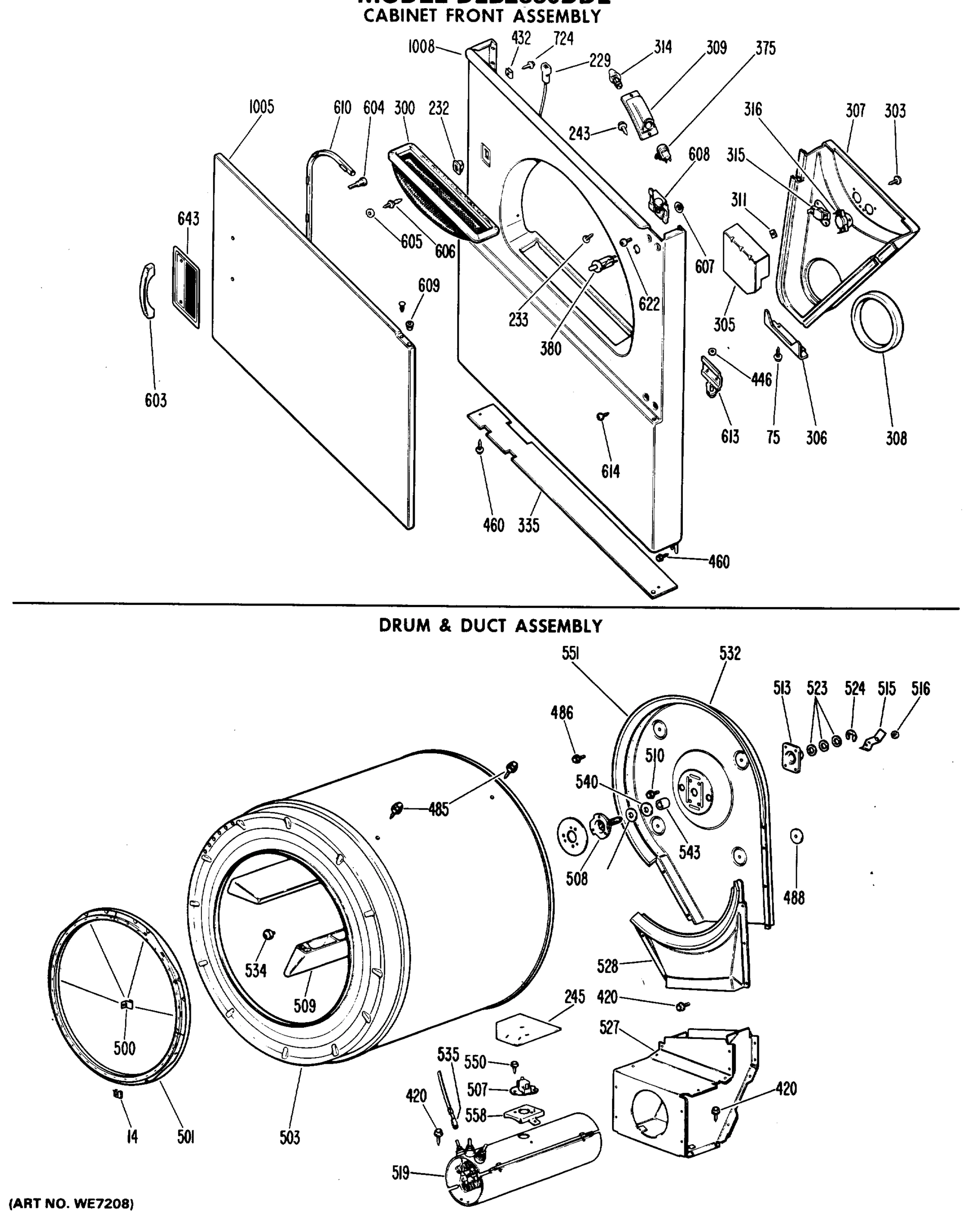 CABINET FRONT ASSEMBLY