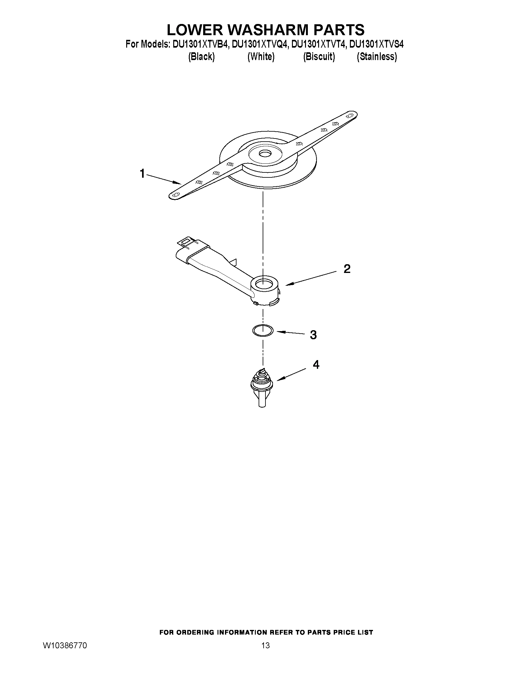 11 - LOWER WASHARM PARTS
