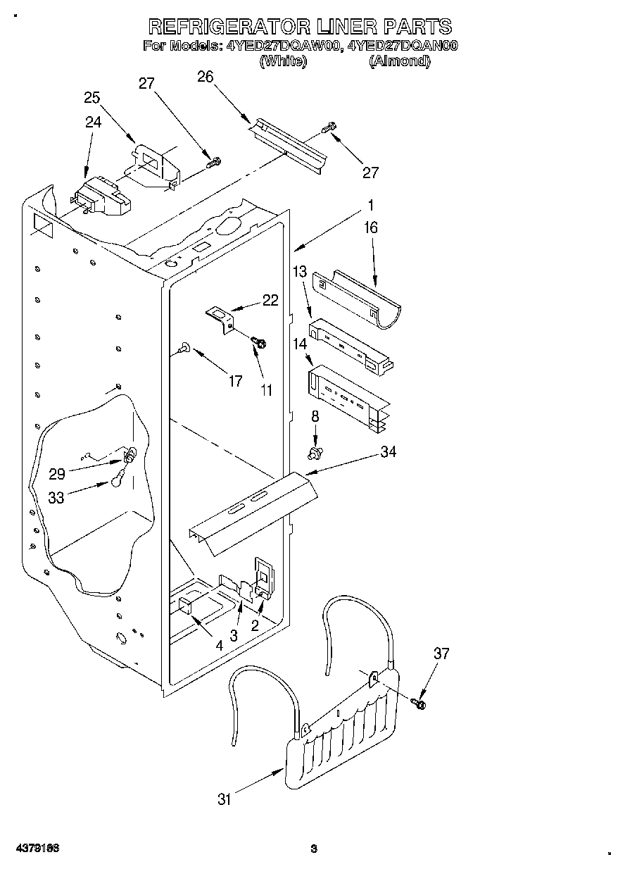 02 - REFRIGERATOR LINER