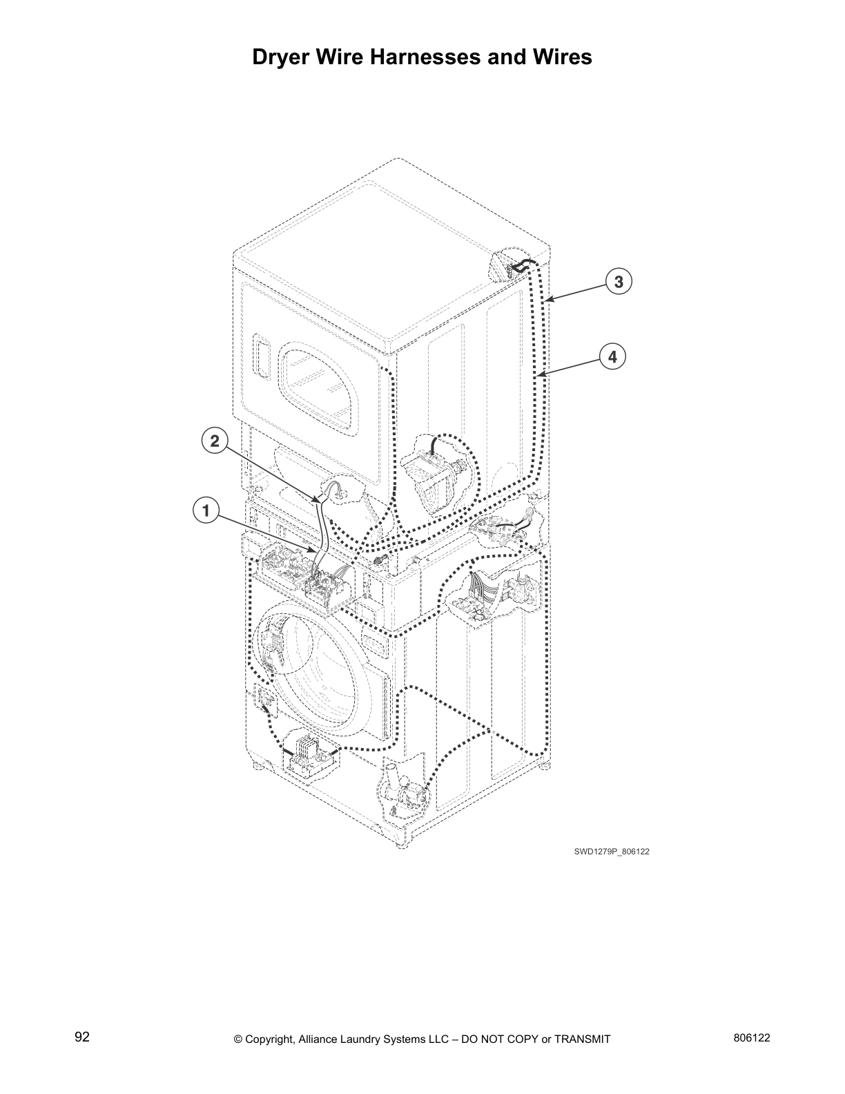 Dryer Wire Harnesses and Wires