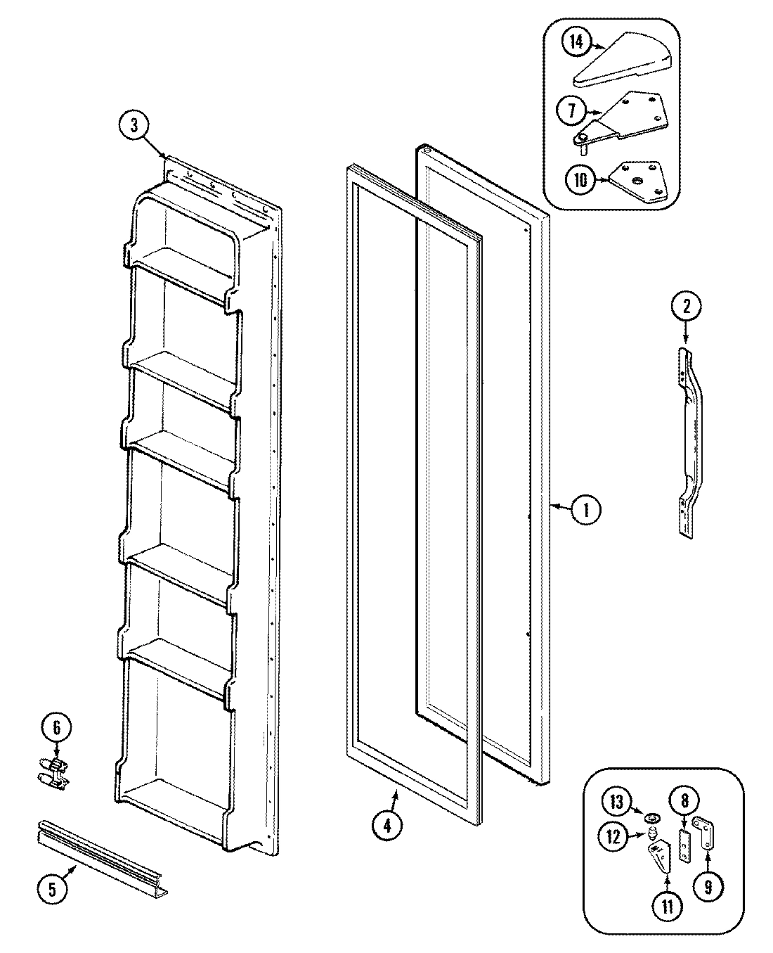 02 - FREEZER DOOR