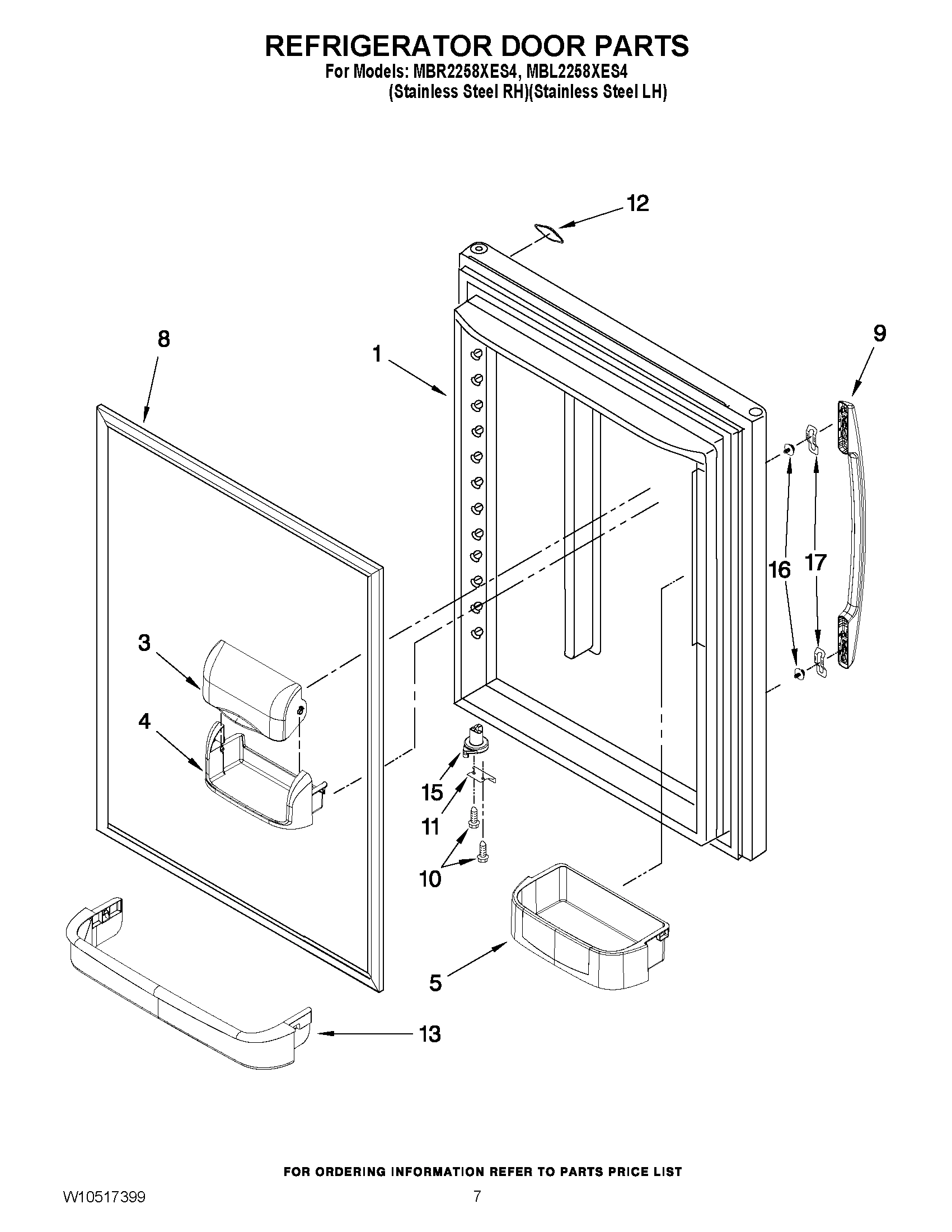 05 - REFRIGERATOR DOOR PARTS