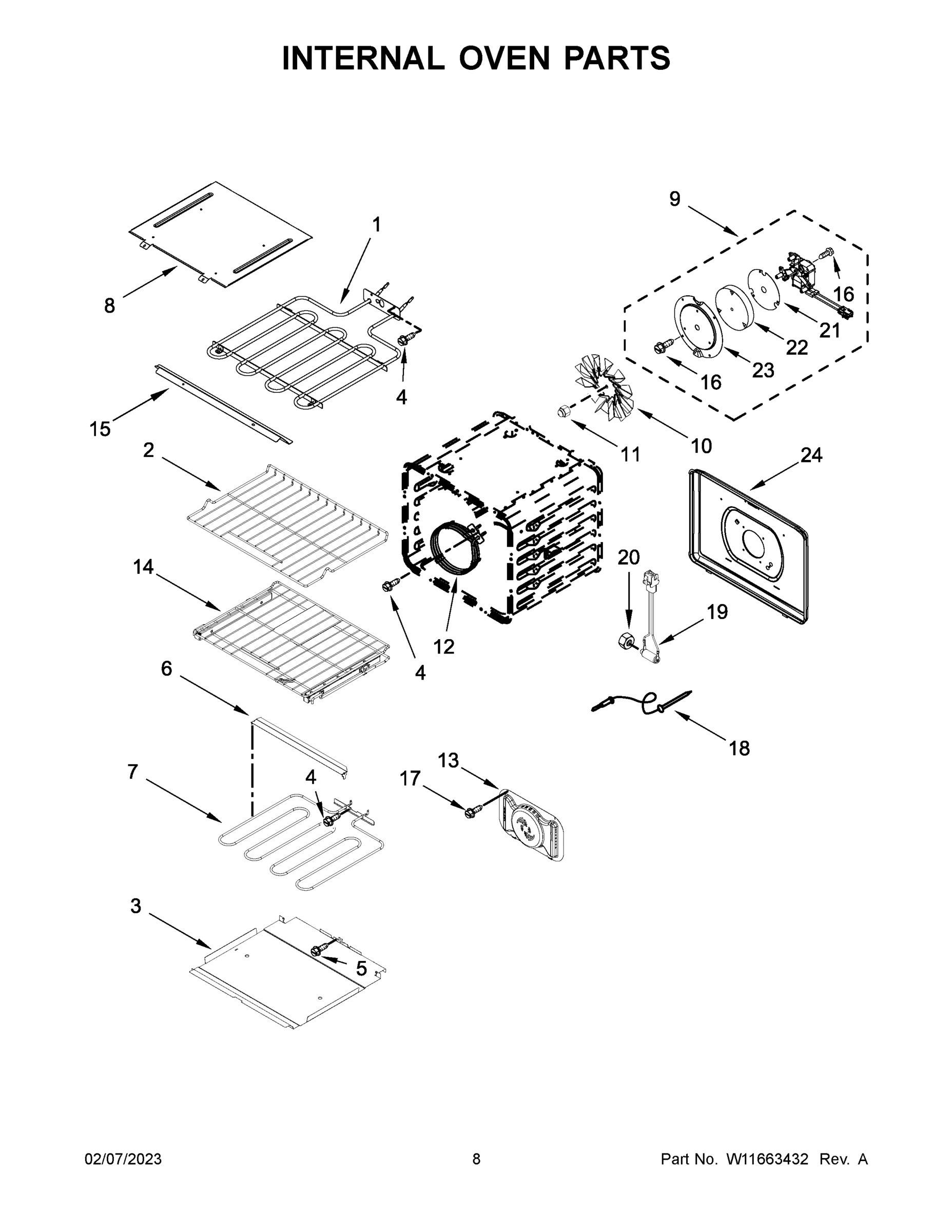 05 - INTERNAL OVEN PARTS