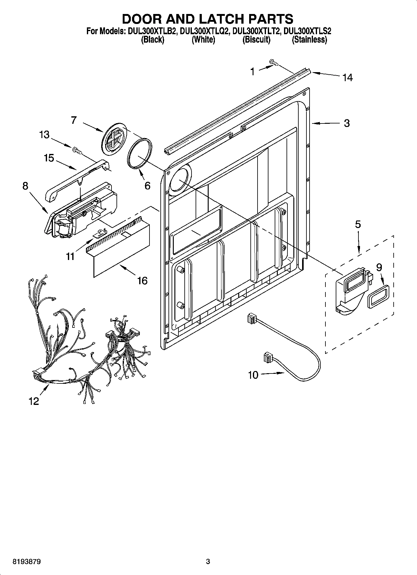 03 - DOOR AND LATCH PARTS
