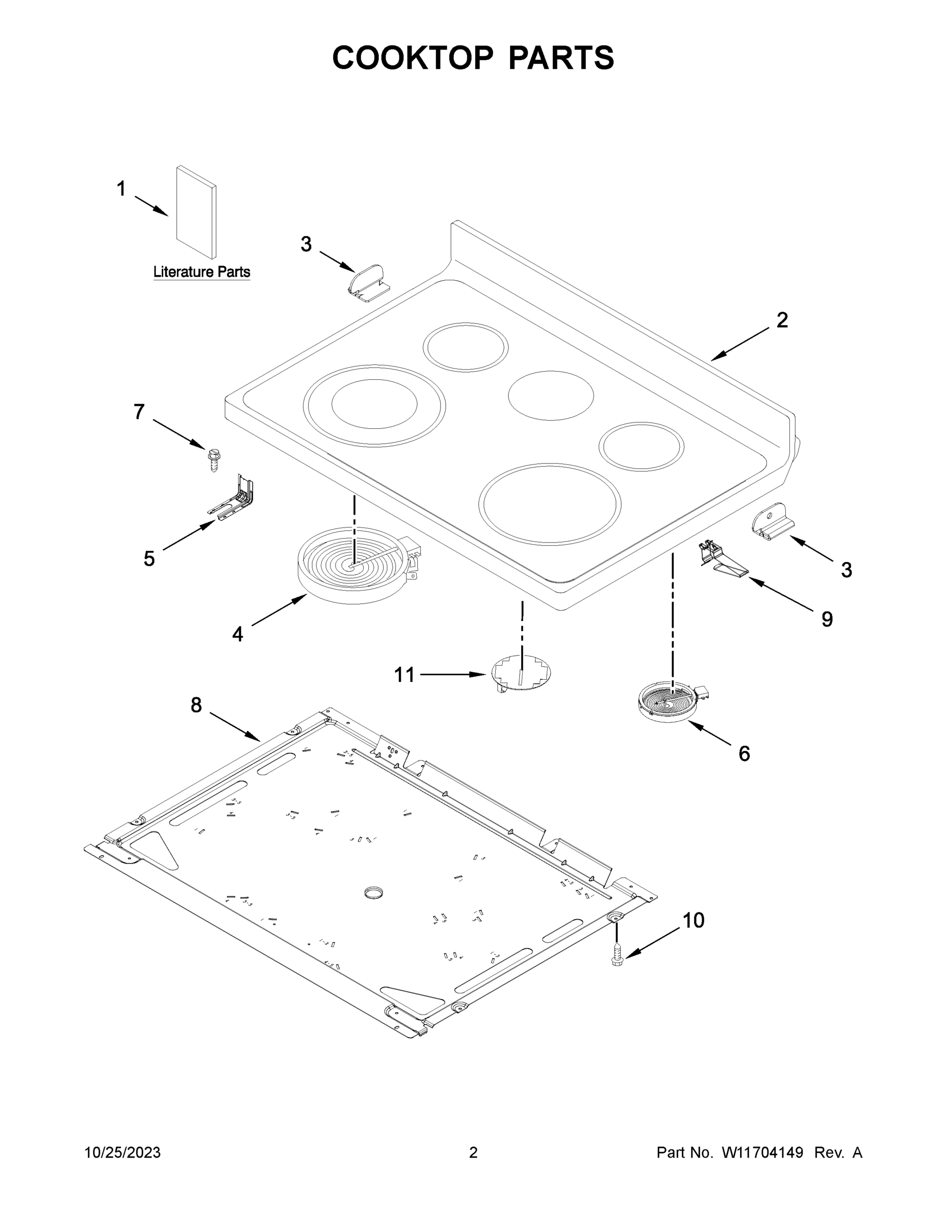 02 - COOKTOP PARTS