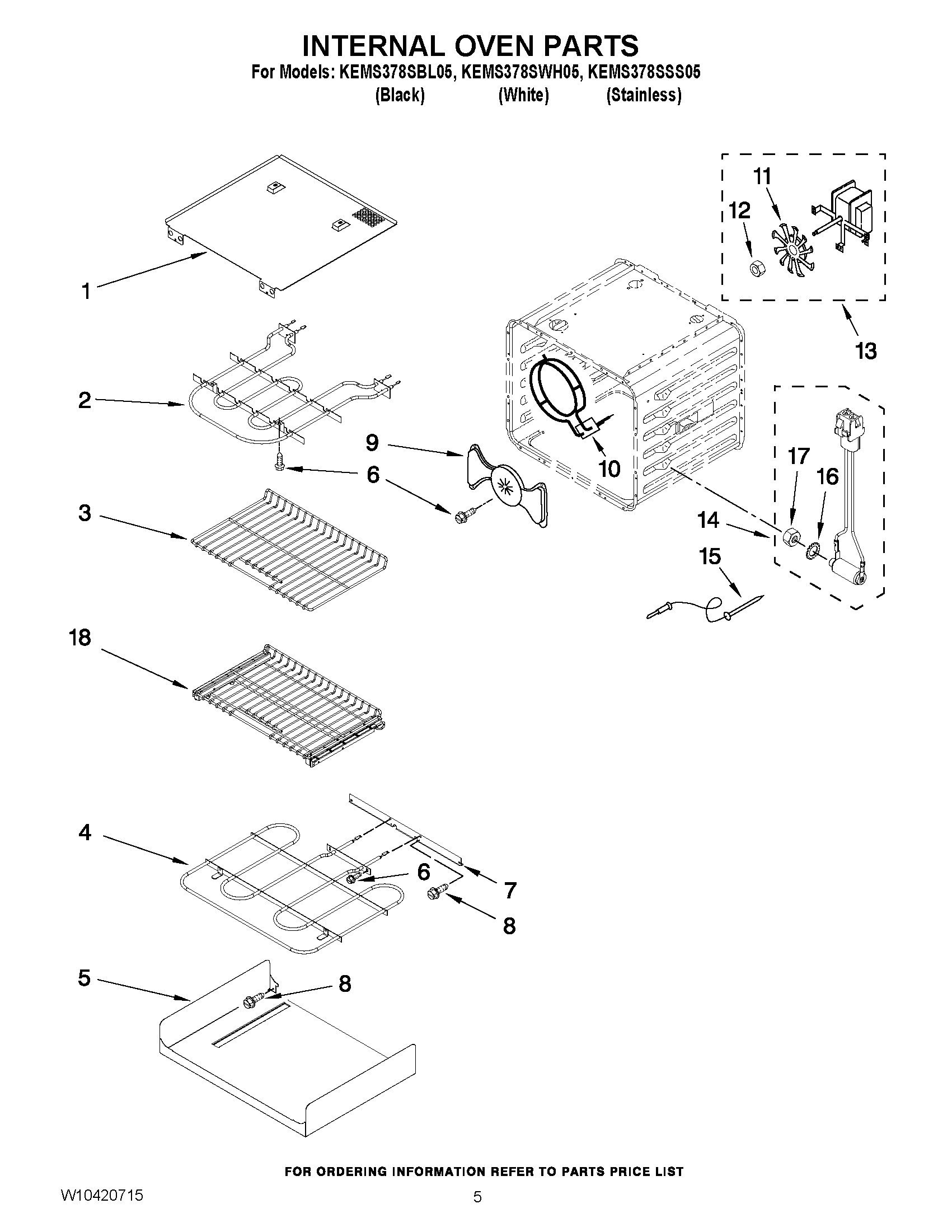 04 - INTERNAL OVEN PARTS
