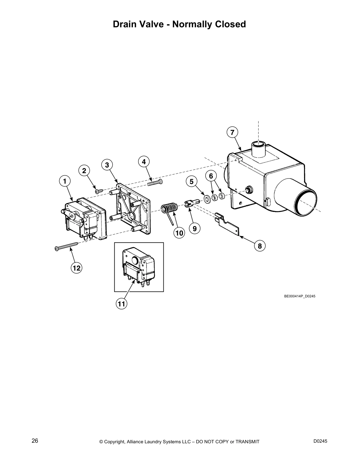 Drain Valve - Normally Closed
