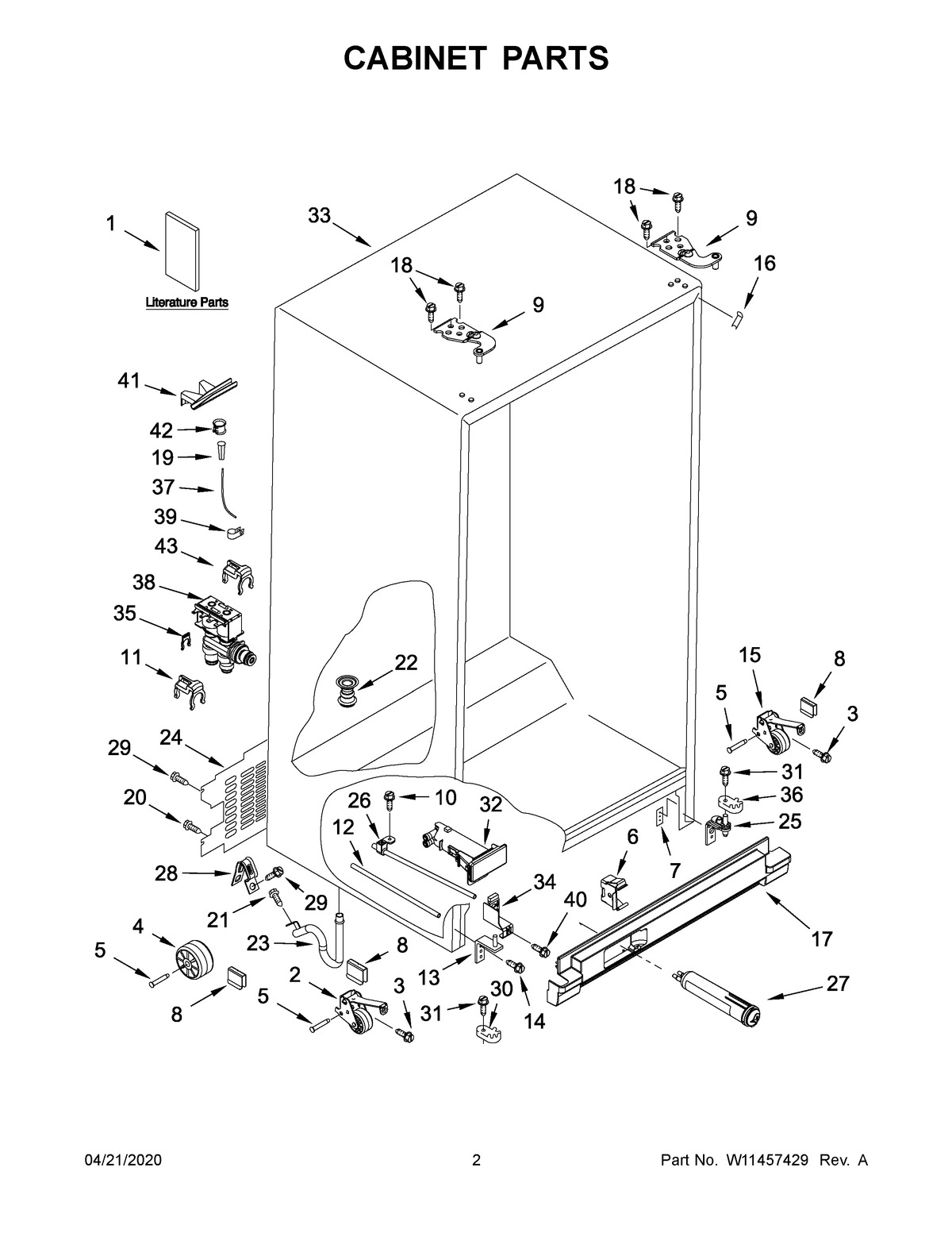 02 - CABINET PARTS