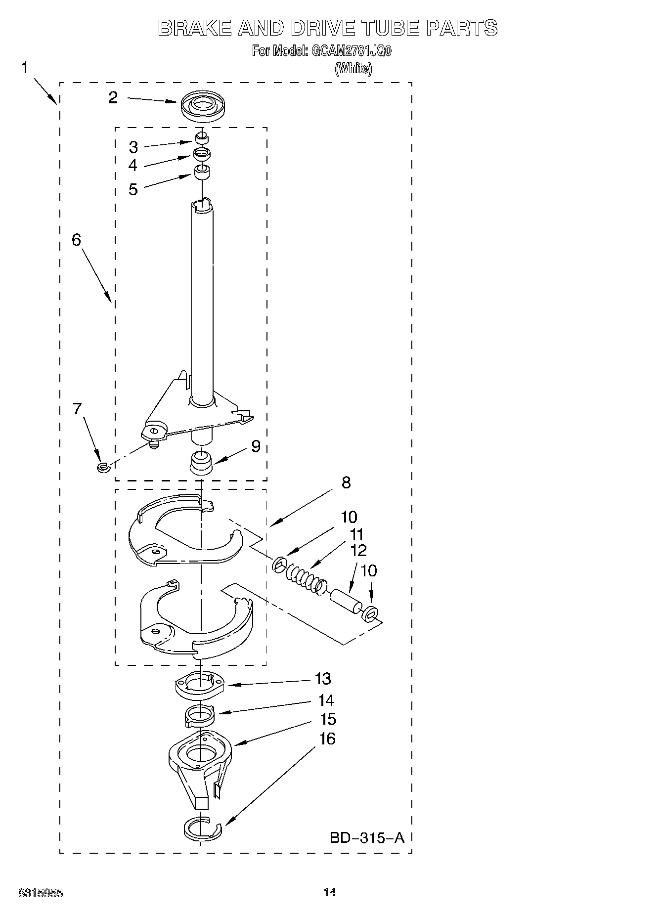 09 - BRAKE AND DRIVE TUBE PARTS