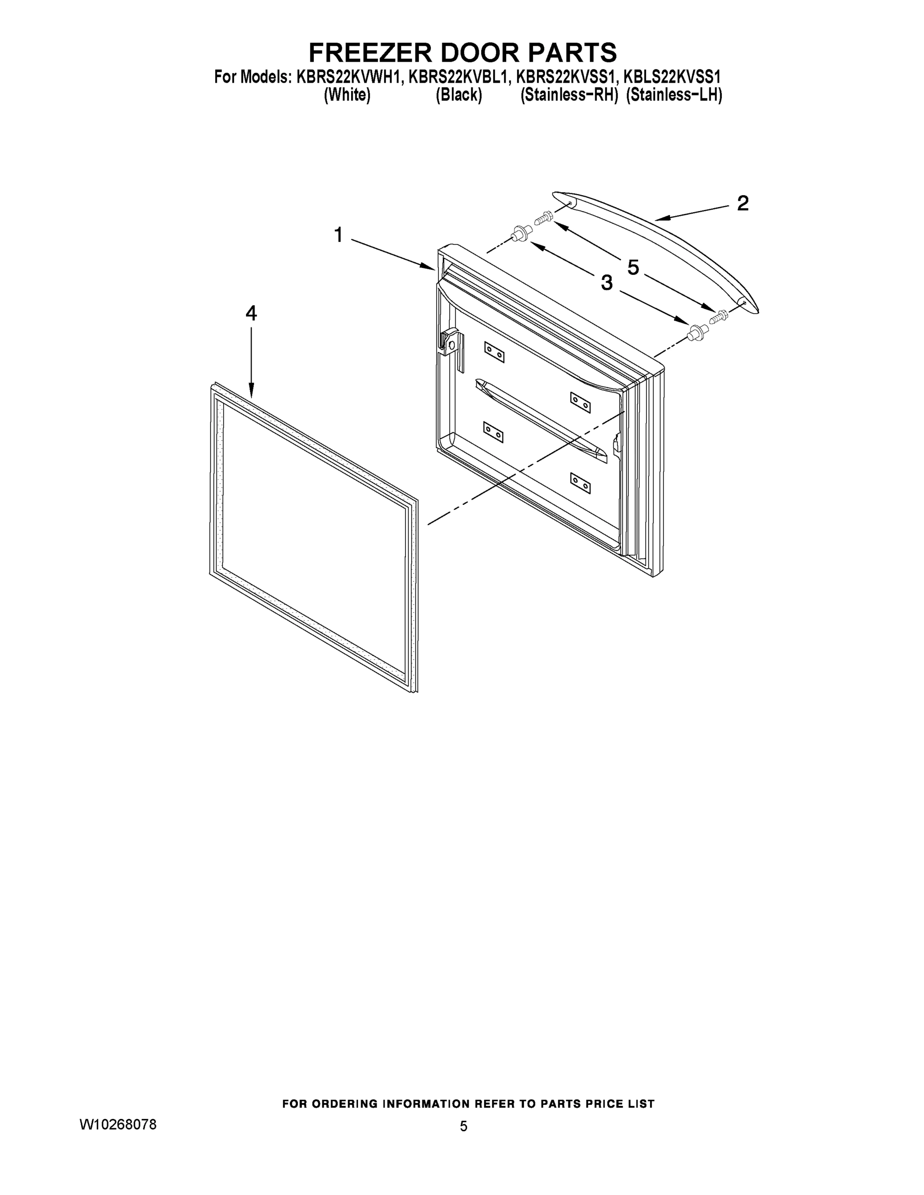 03 - FREEZER DOOR PARTS