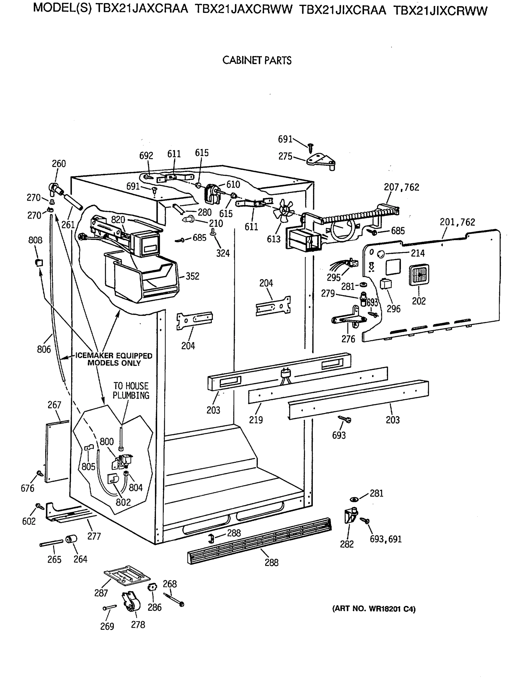 CABINET PARTS