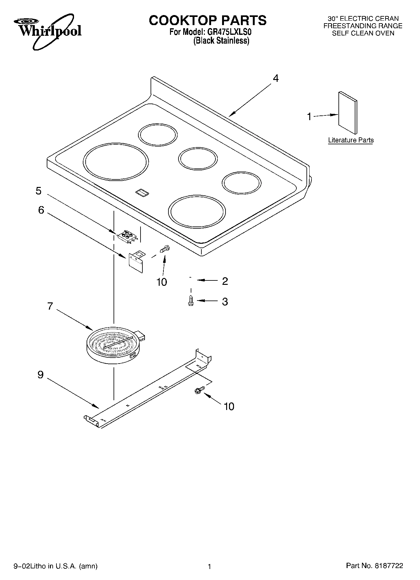 01 - COOKTOP, LITERATURE