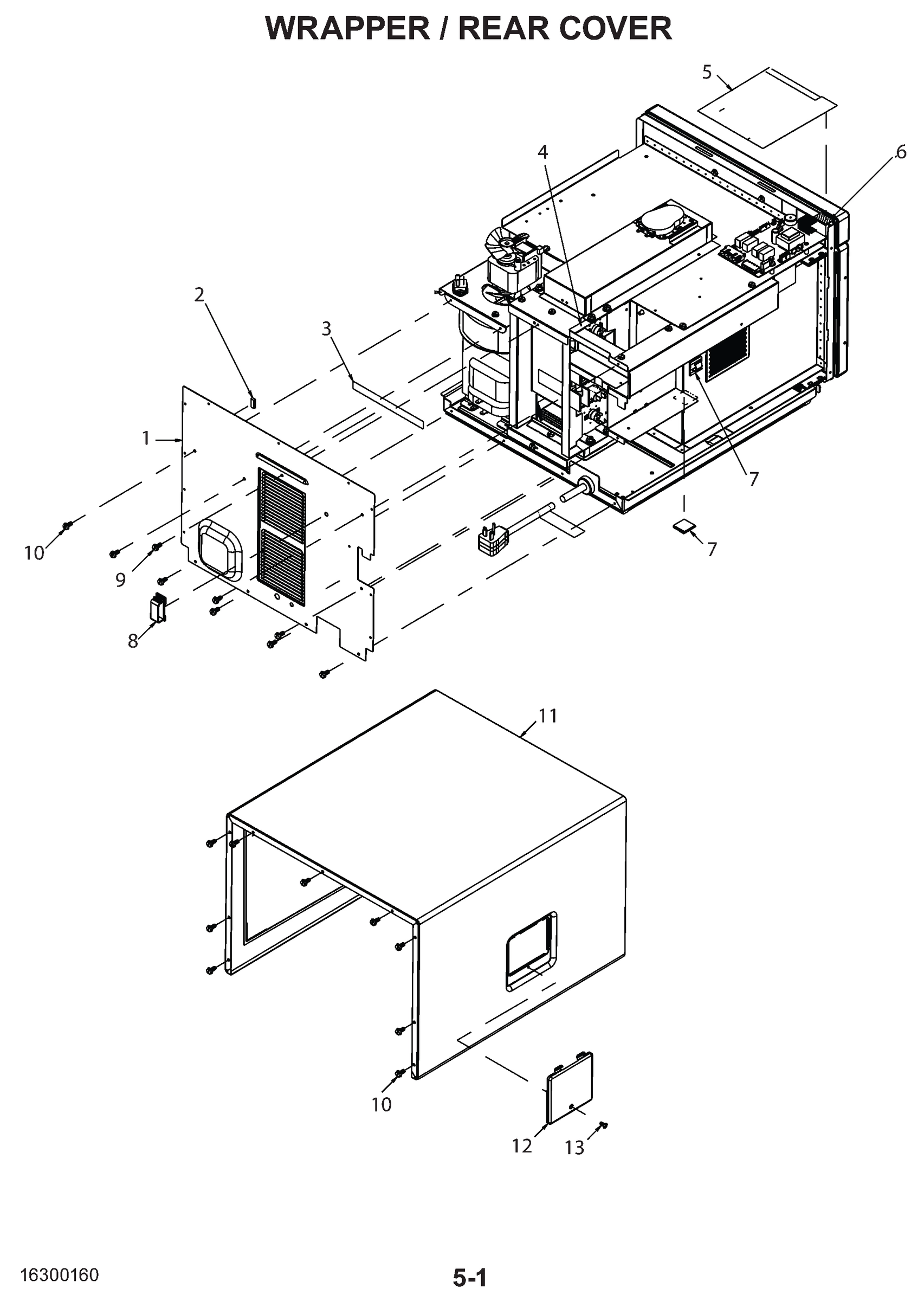 WRAPPER / REAR COVER / LAMP