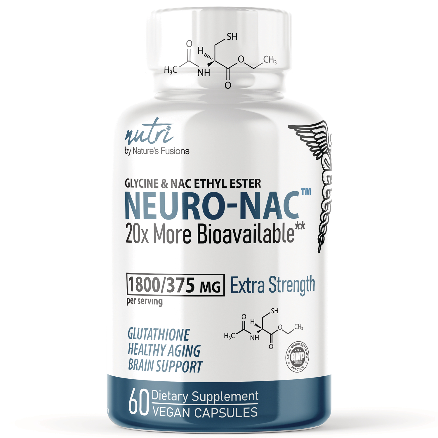Nature's Fusions Nutri Neuro-Nac Supplement Vitamin | 60 Vegan Caps