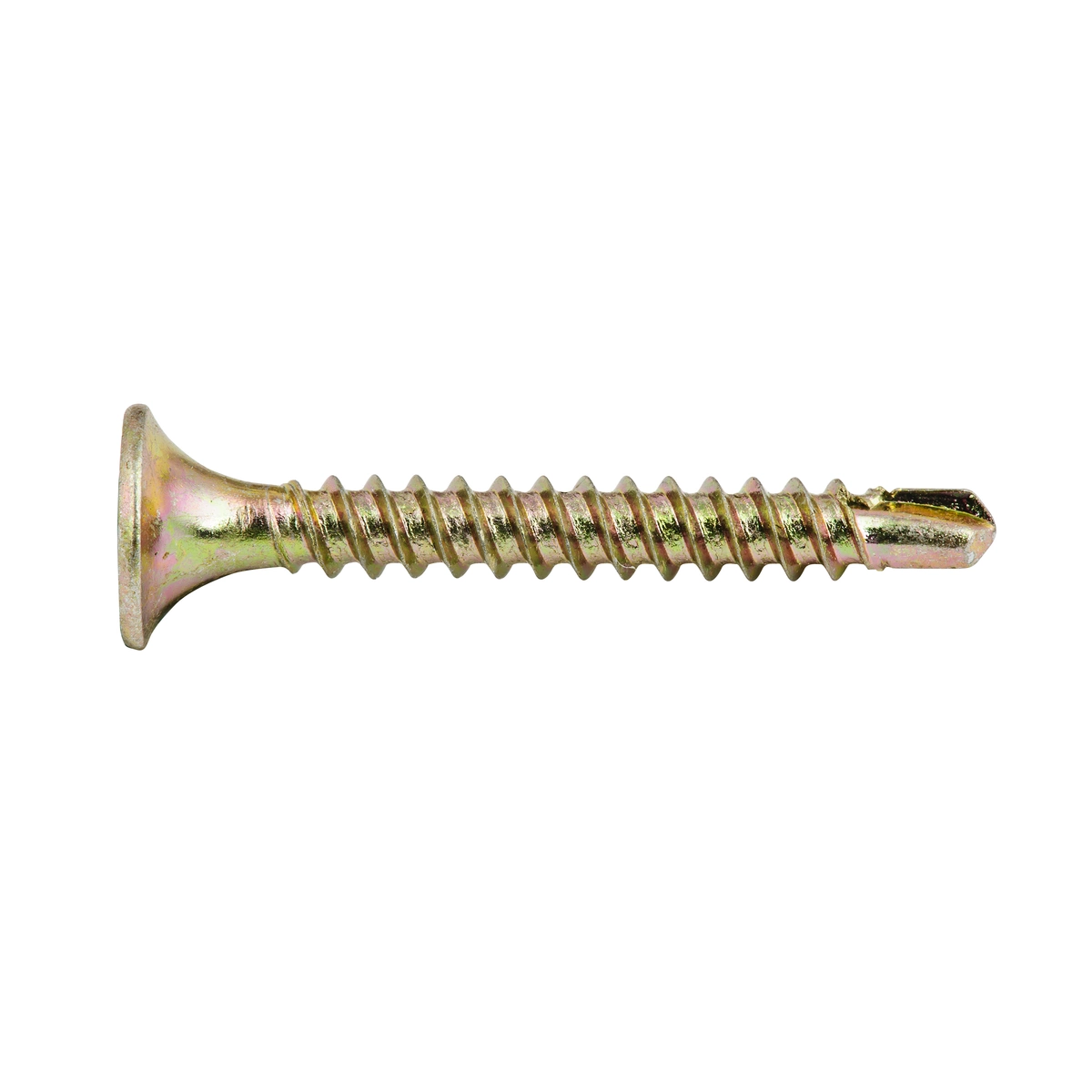 ZENITH® 6G x 30mm Gold Passivated, Self Drilling, Phillips Drive, Plasterboard Screws – Internal Use – 500 Pack