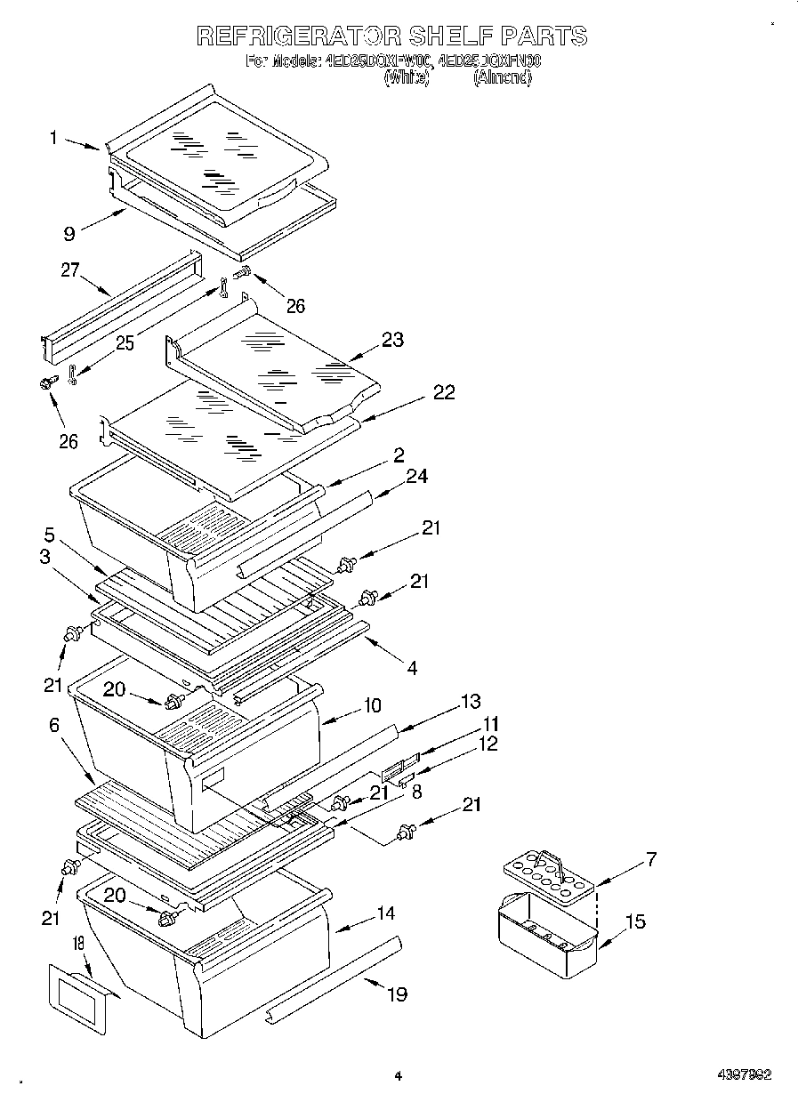 03 - REFRIGERATOR SHELF