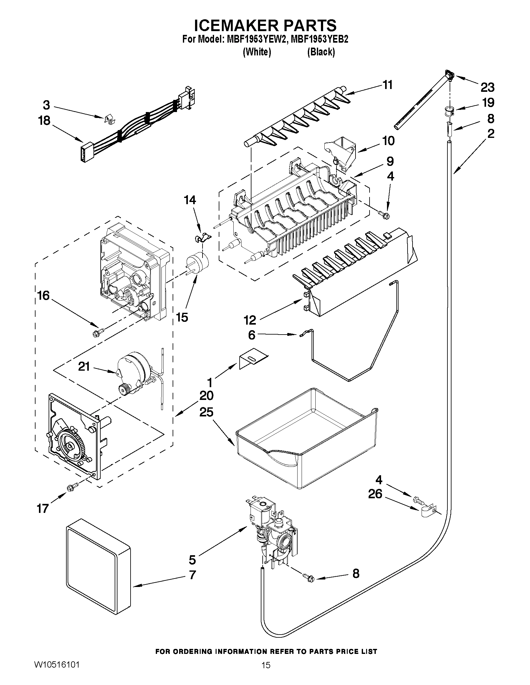 08 - ICEMAKER PARTS
