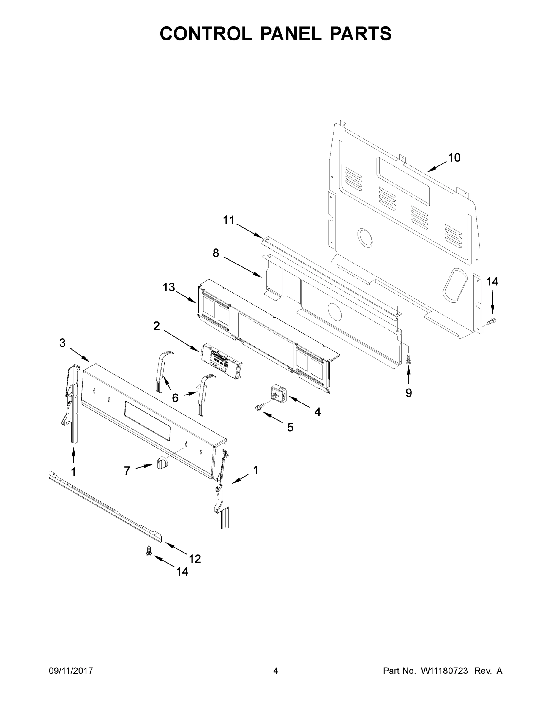 03 - CONTROL PANEL PARTS