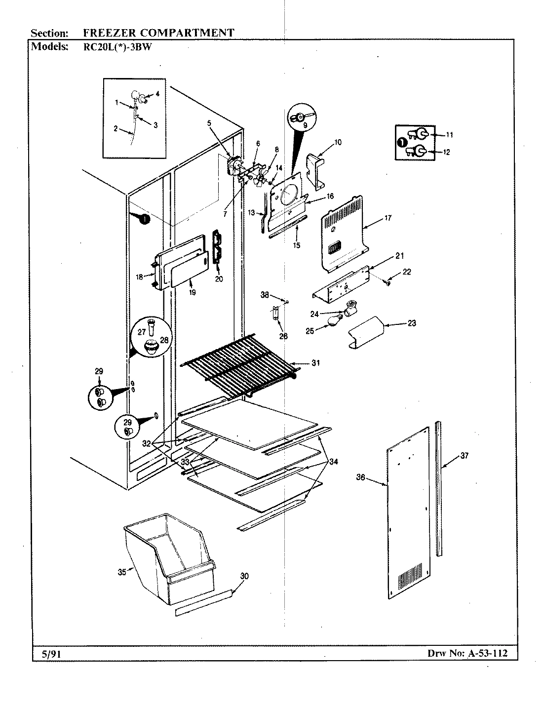 01 - FREEZER COMPARTMENT