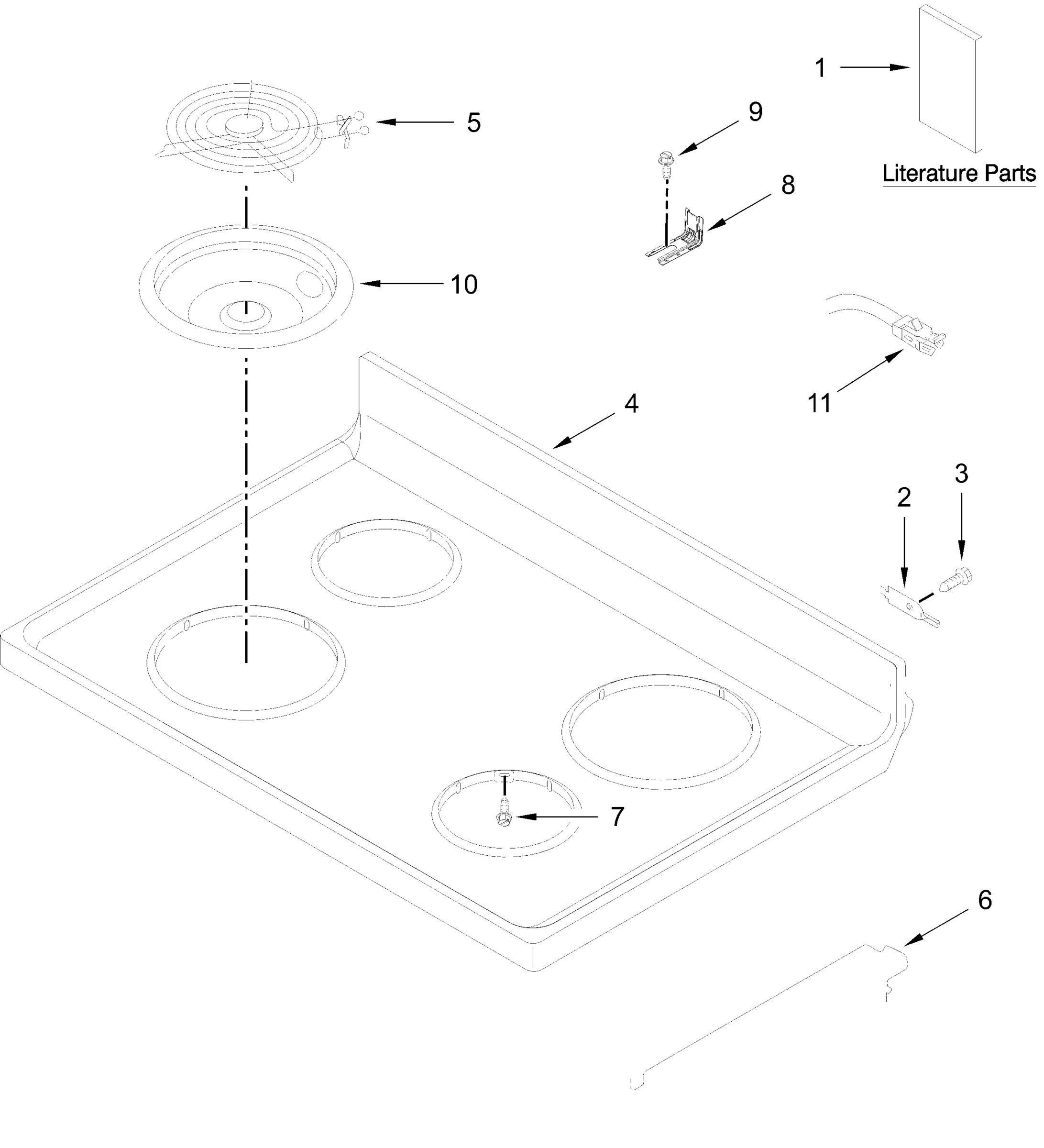 COOKTOP PARTS