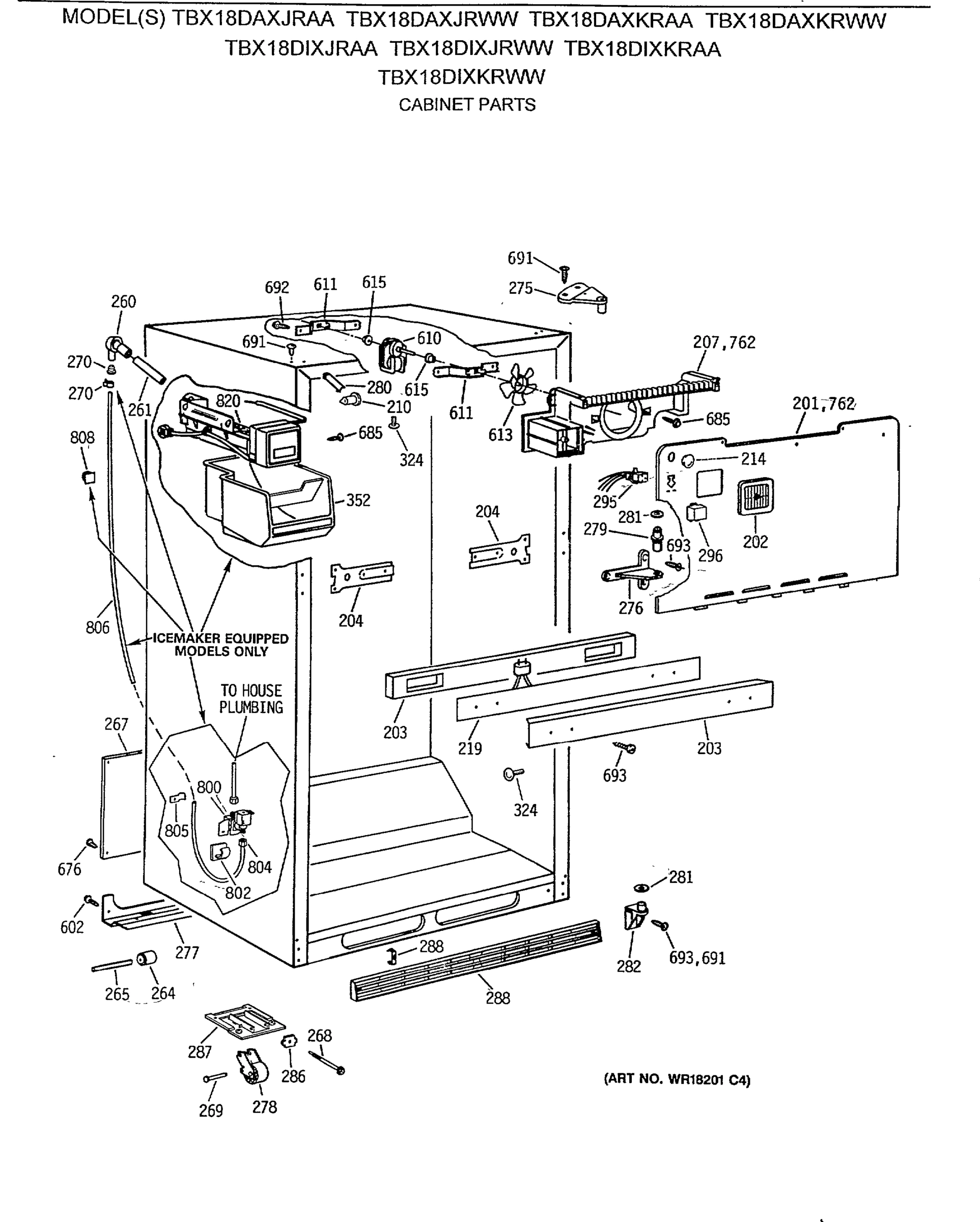 CABINET PARTS