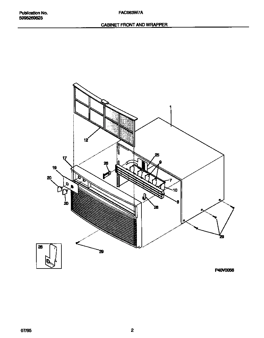 02 - CABINET FRONT & WRAPPER