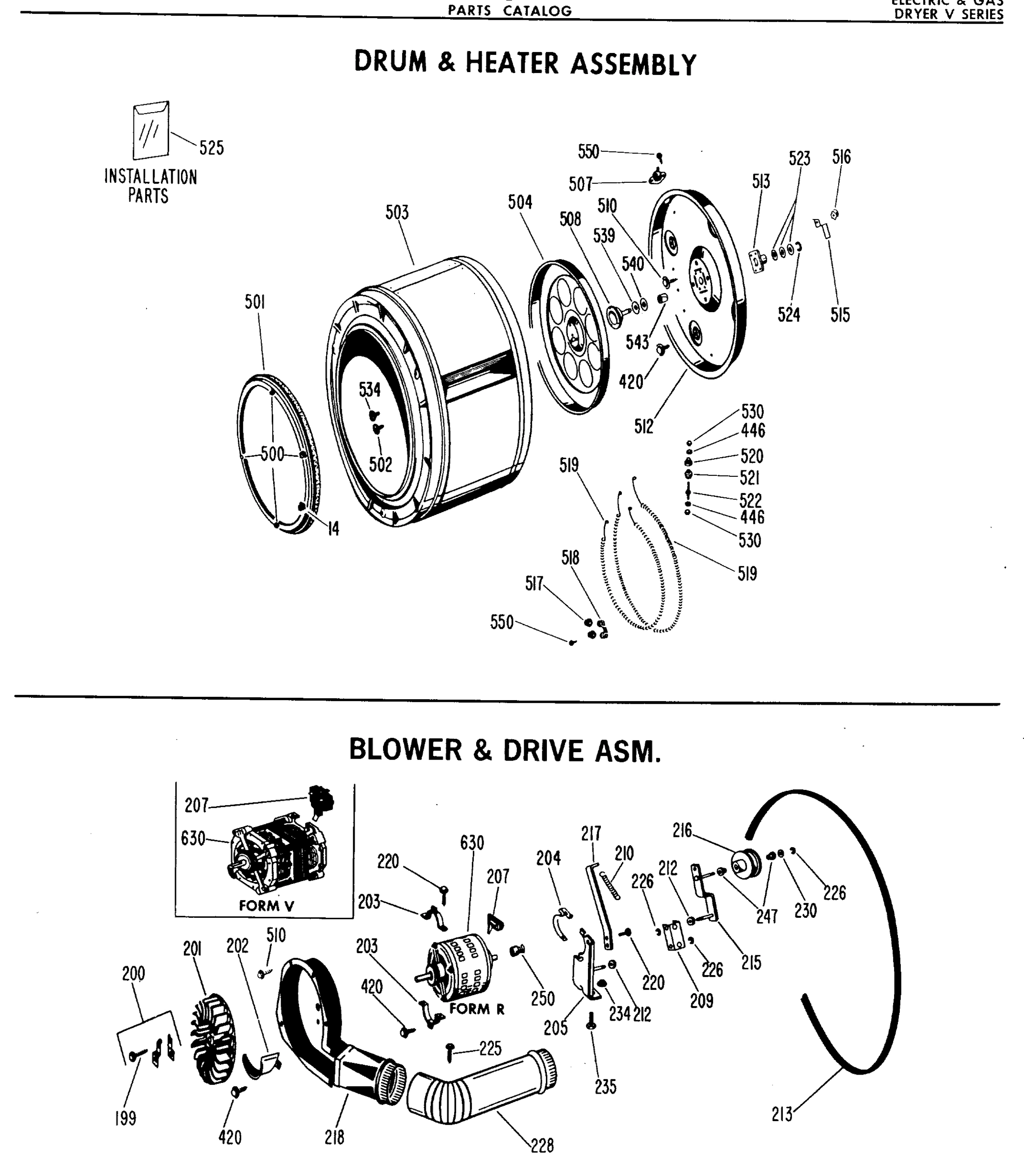 DRUM & HEATER ASSEMBLY