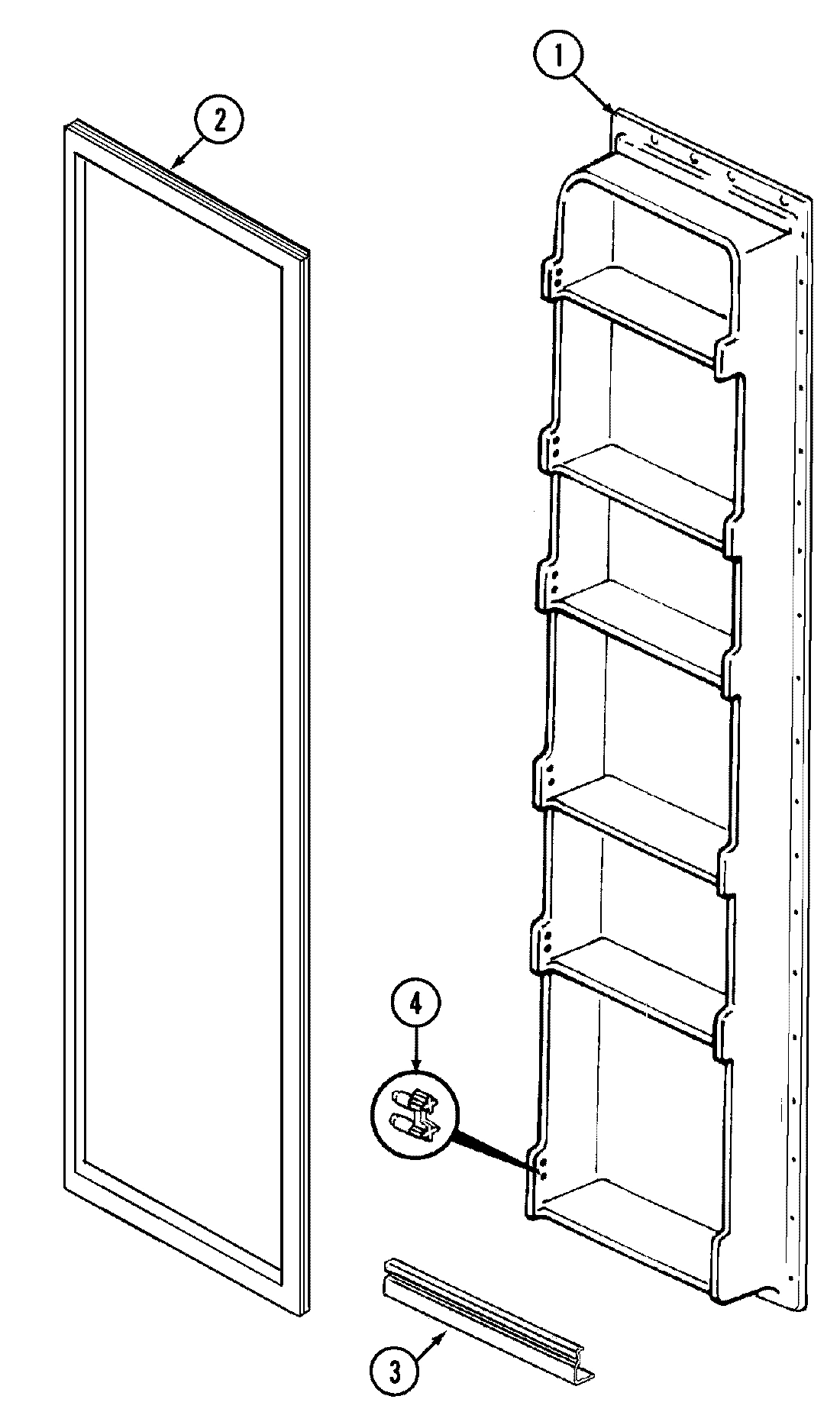02 - FREEZER INNER DOOR
