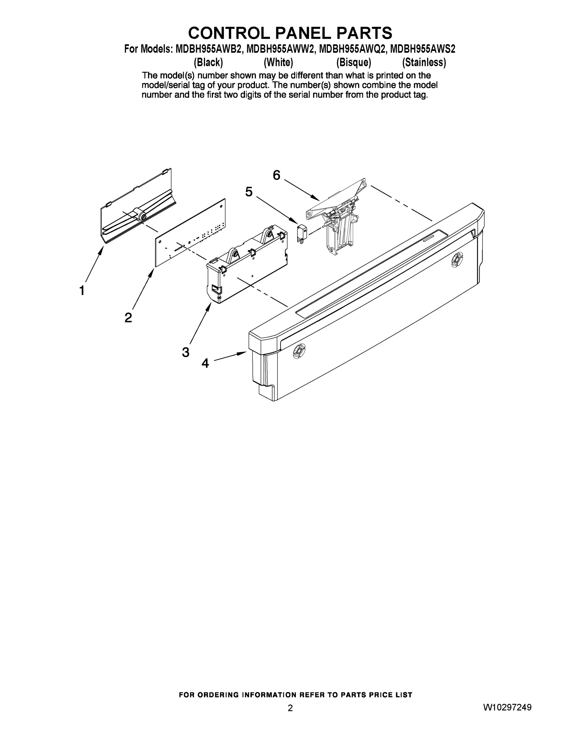 02 - CONTROL PANEL PARTS