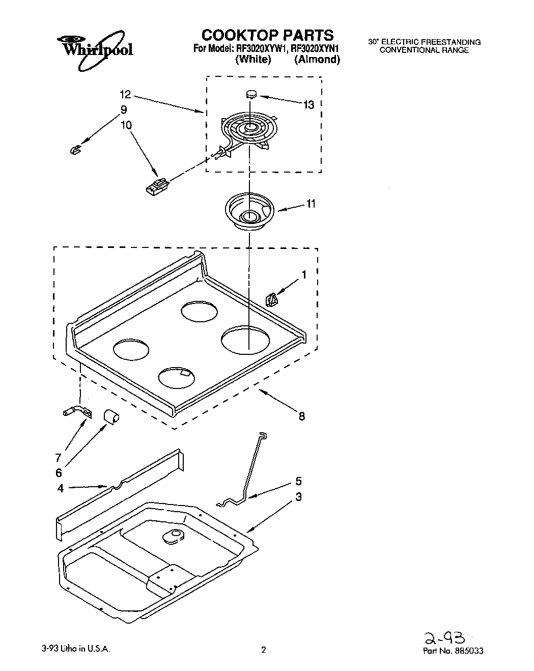 01 - COOKTOP, LIT/OPTIONAL