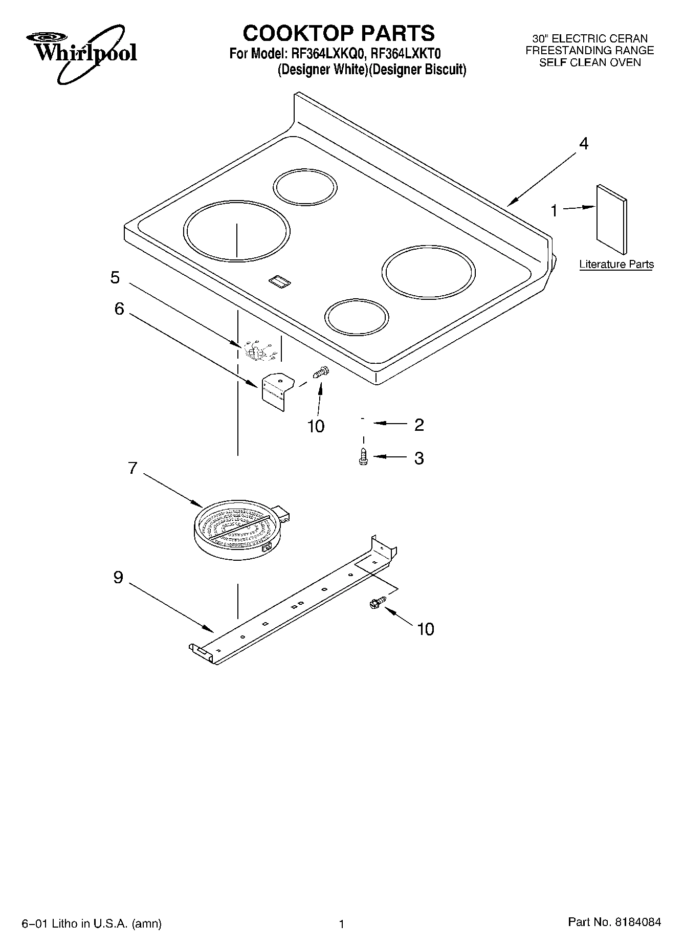 01 - COOKTOP, LITERATURE
