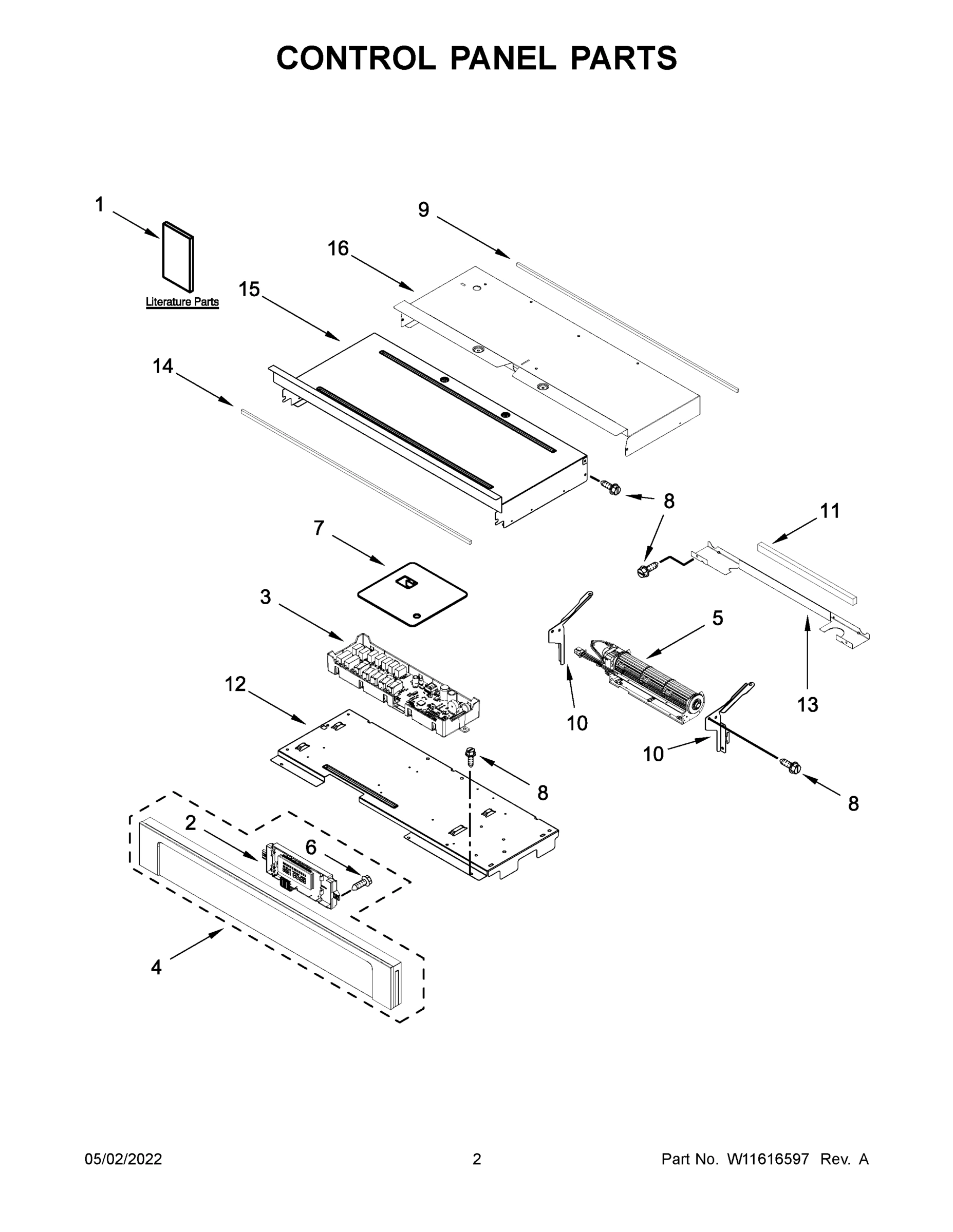 02 - CONTROL PANEL PARTS