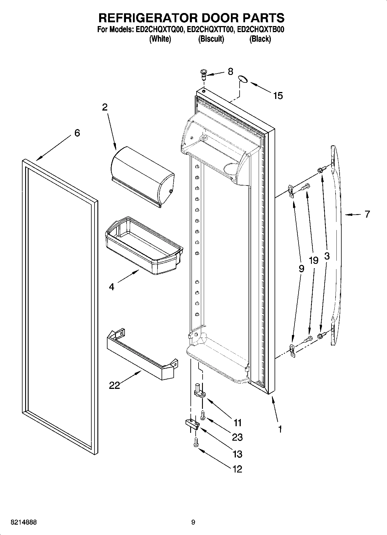 06 - REFRIGERATOR DOOR PARTS