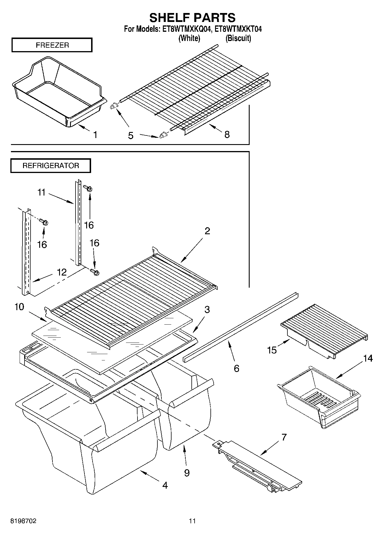 06 - SHELF PARTS, OPTIONAL PARTS