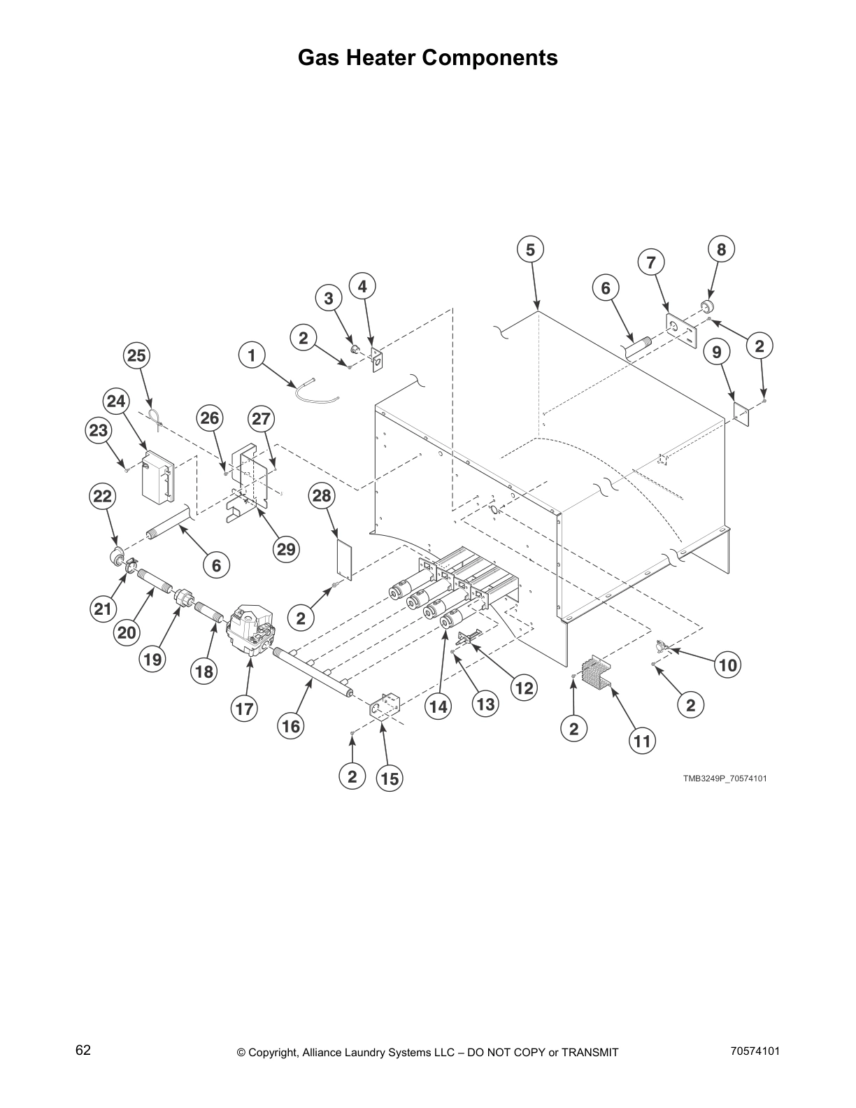 Gas Heater Components