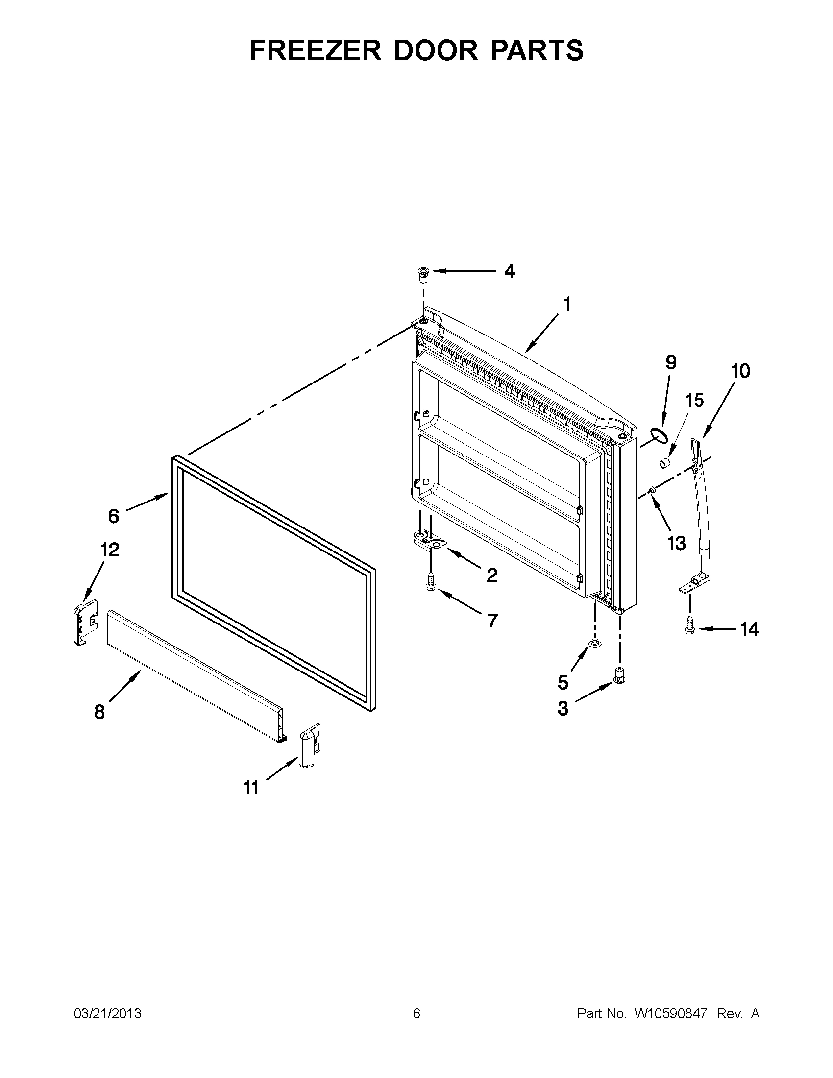 03 - FREEZER DOOR PARTS