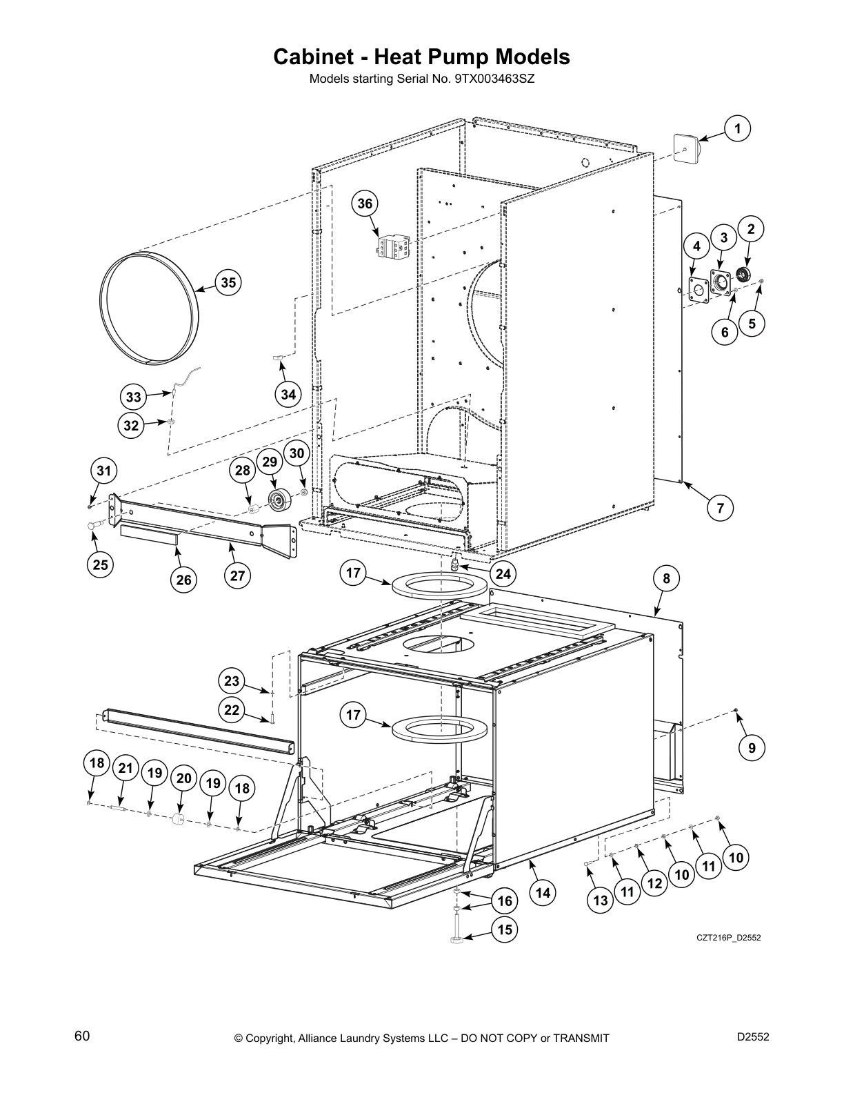 Cabinet - Heat Pump Models