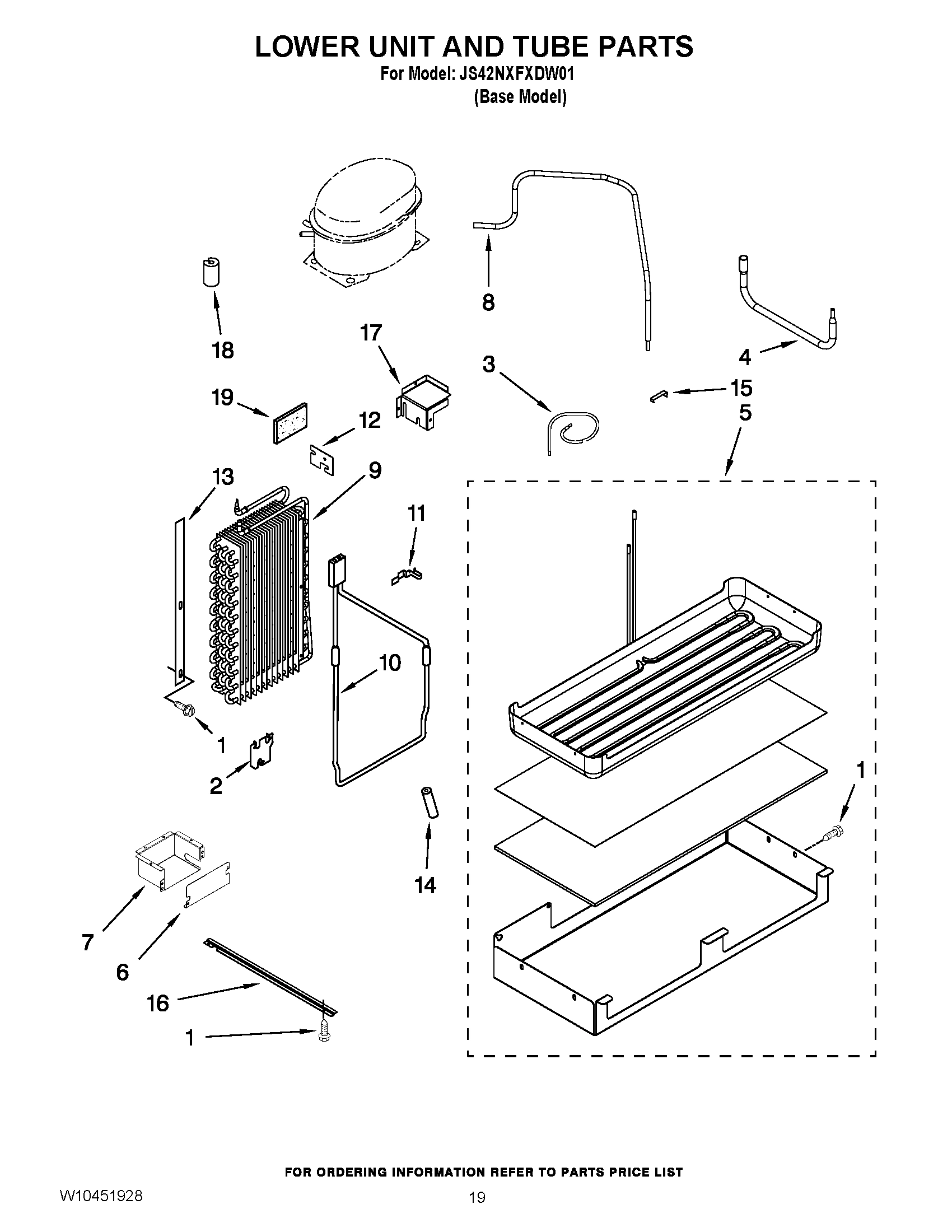 12 - LOWER UNIT AND TUBE PARTS