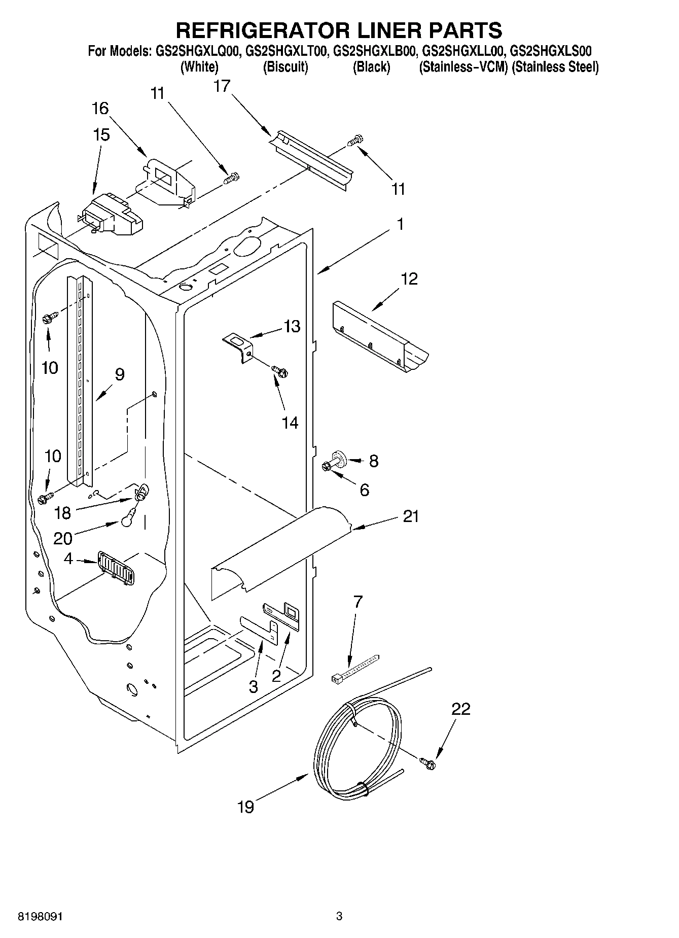 02 - REFRIGERATOR LINER