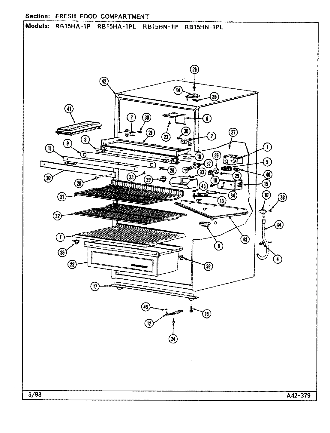 01 - FRESH FOOD COMPARTMENT