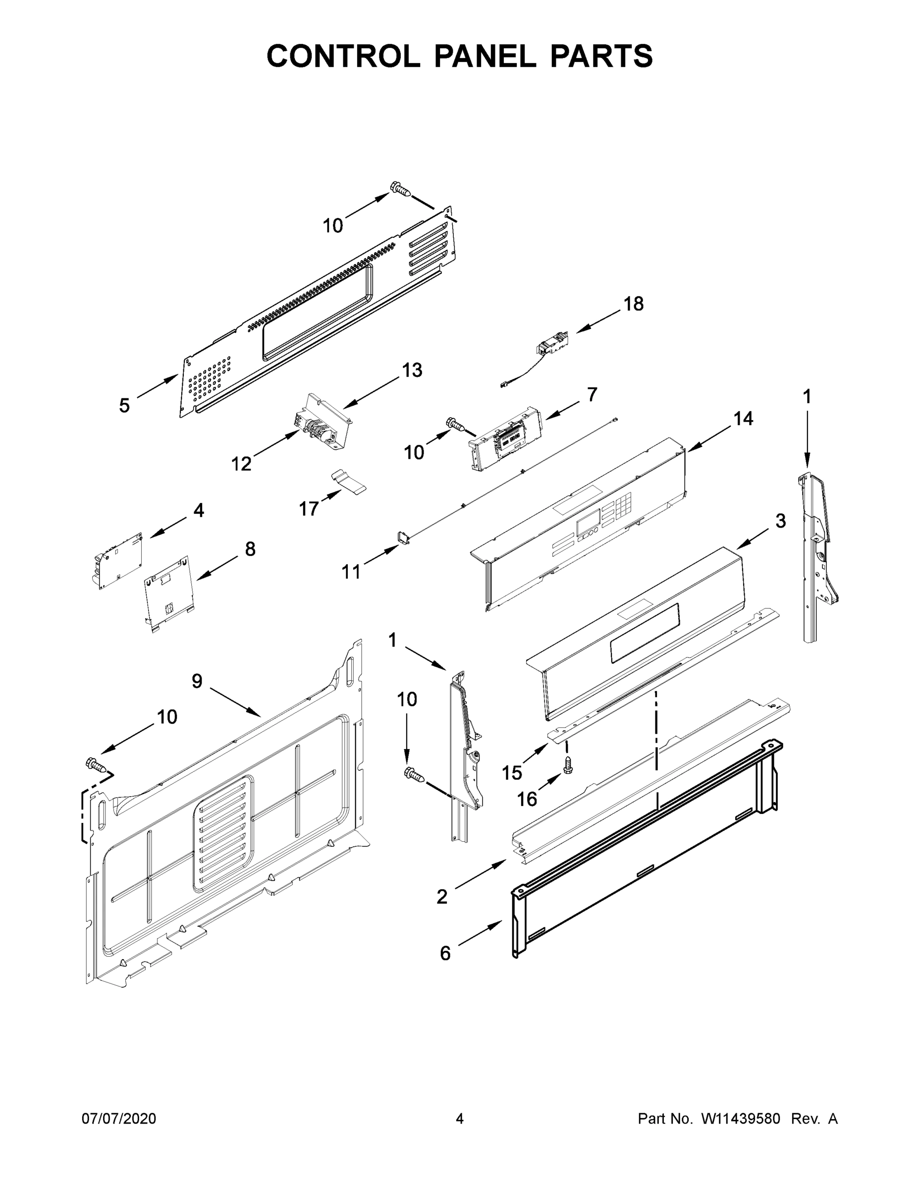 03 - CONTROL PANEL PARTS