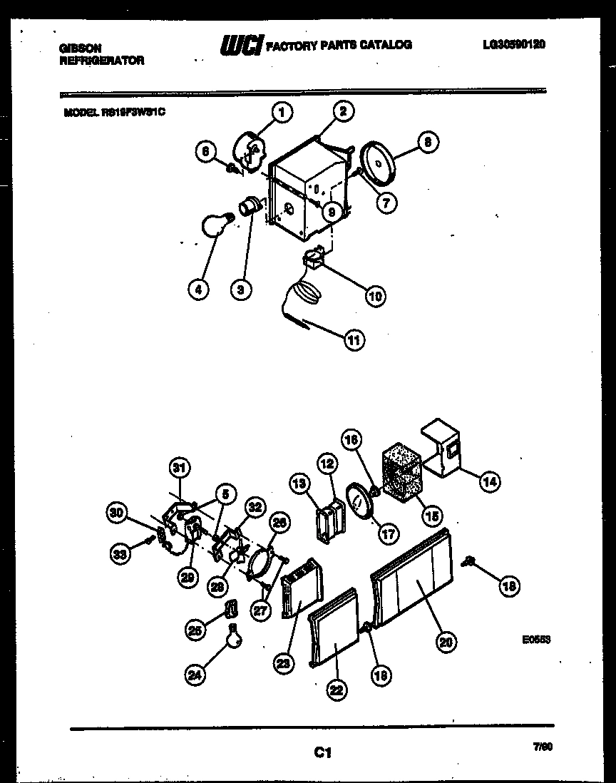 06 - REFRIGERATOR CONTROL ASSEMBLY, DAMP