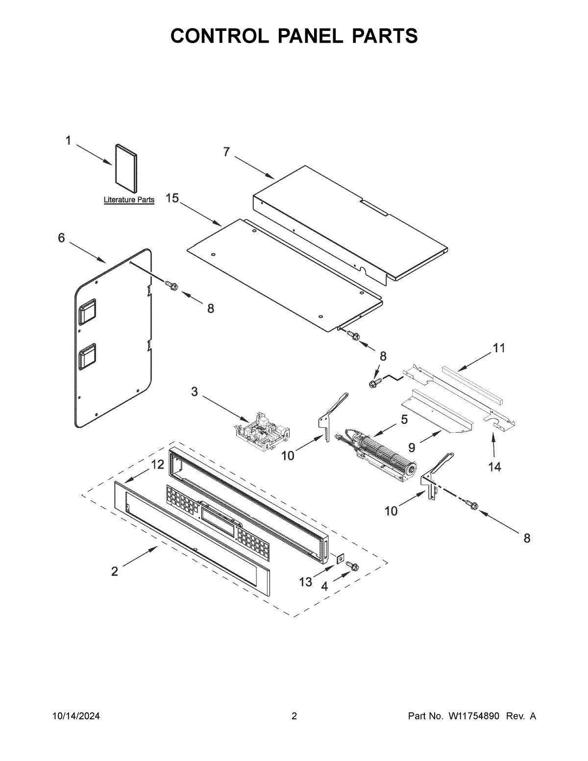 02 - CONTROL PANEL PARTS