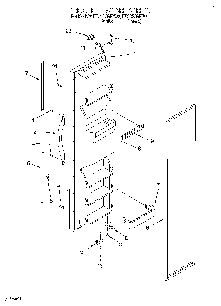 08 - FREEZER DOOR