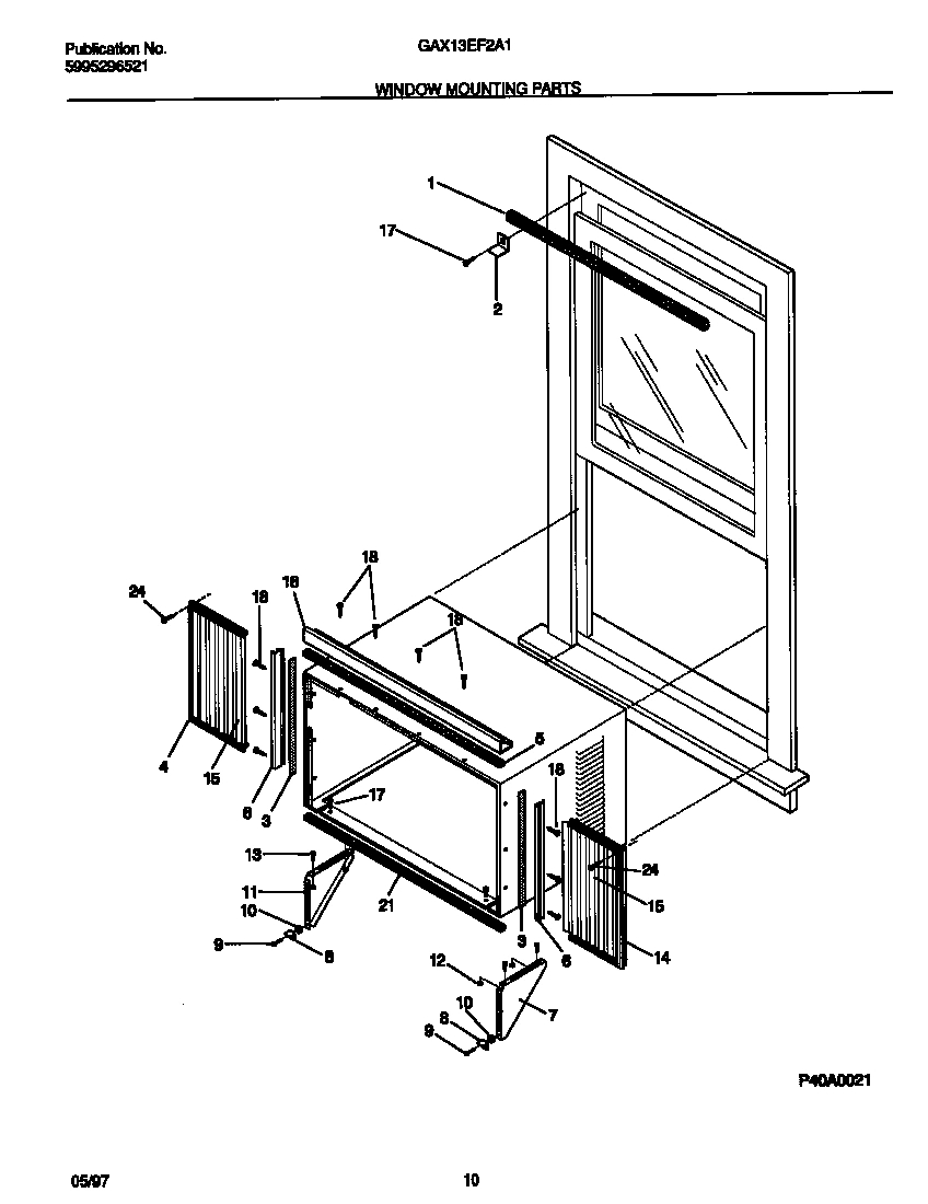 06 - WINDOW MOUNTING PARTS